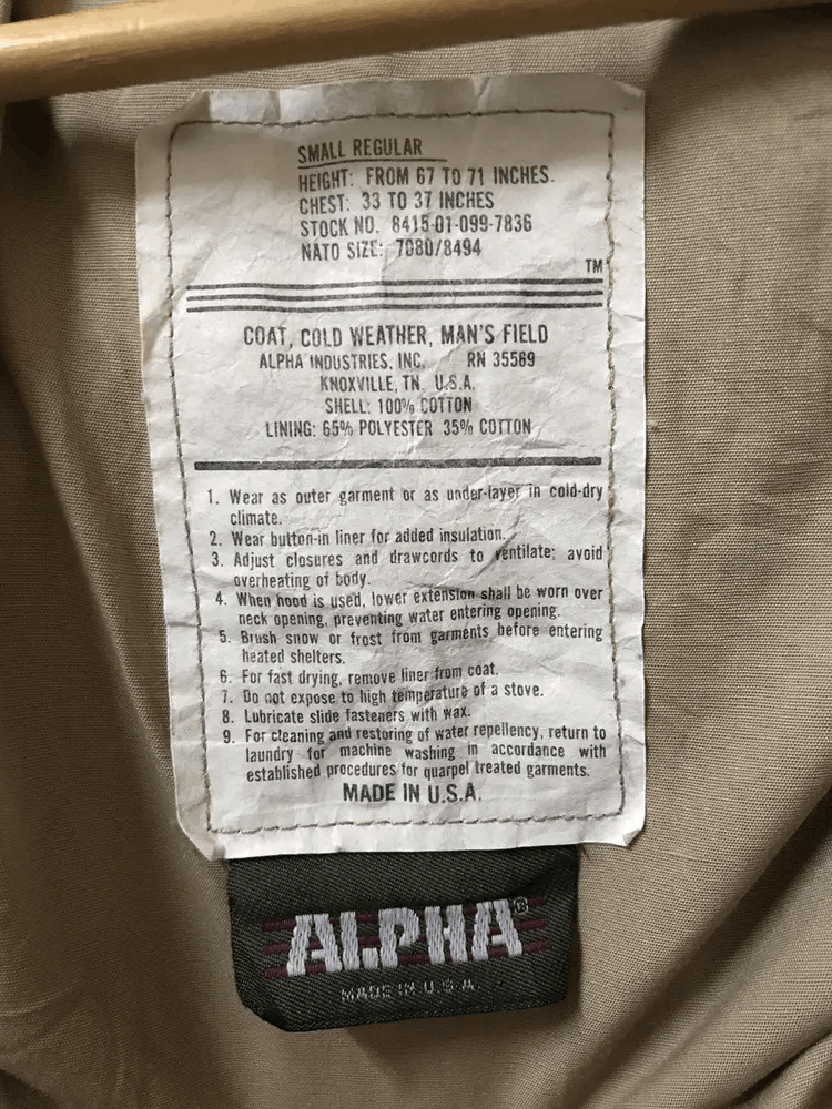 Alpha Industries Vintage Alpha Industries Heavy Coat Size US S / EU 44-46 / 1 - 9 Thumbnail