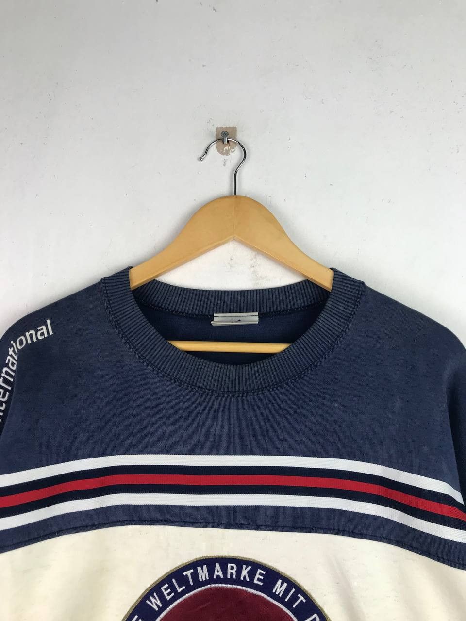 Adidas × Japanese Brand × Vintage Vintage 90's Adidas Big Logo Spellout Sweatshirt Size US L / EU 52-54 / 3 - 7 Thumbnail