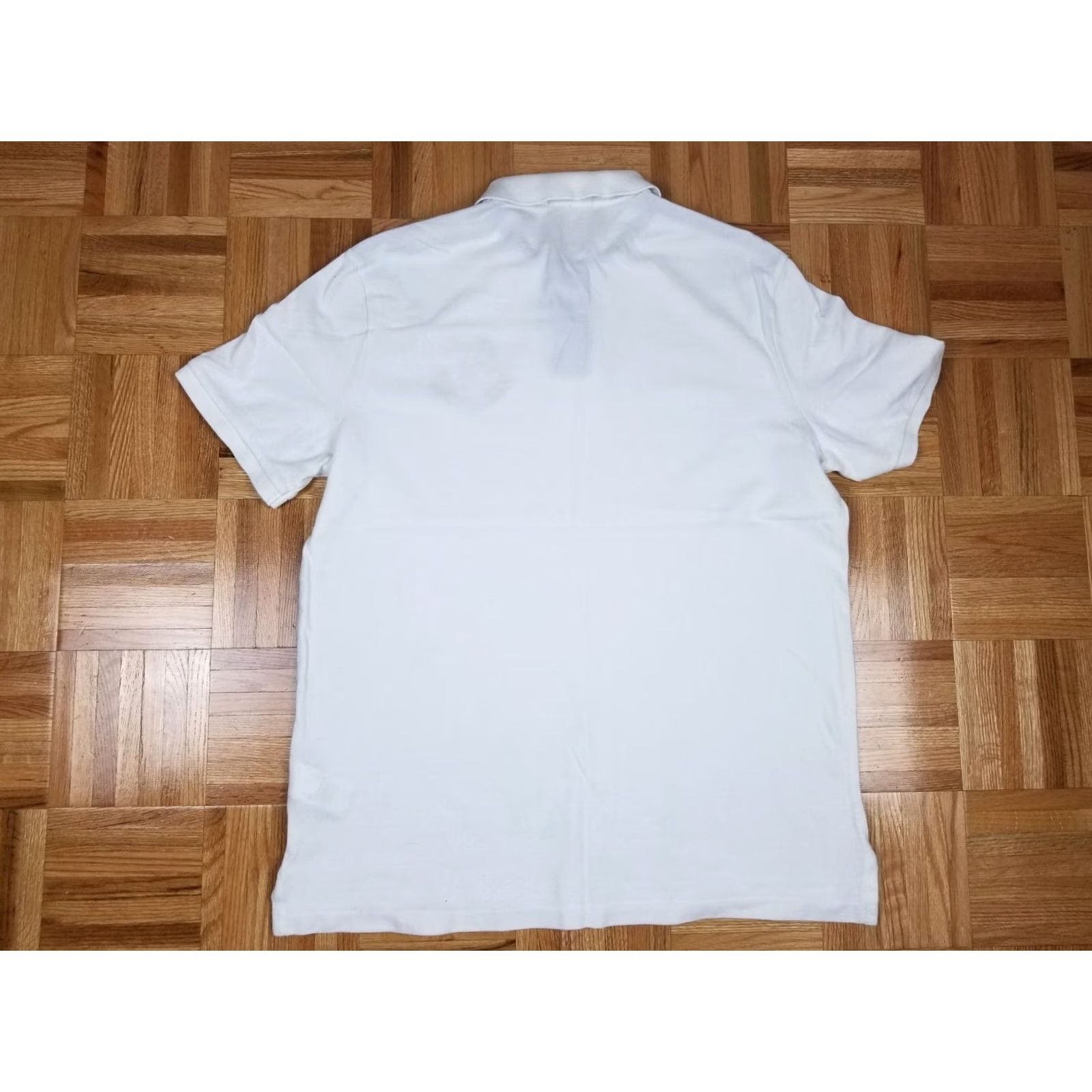 Ralph Lauren Ralph Lauren Polo 25th Anniversary Flag White Polo Shirt Large Mens Vintage Short Sleeve Cotton USA 90s Retro Band Anime Flag USA Polo Shirt Size US L / EU 52-54 / 3 - 4 Thumbnail