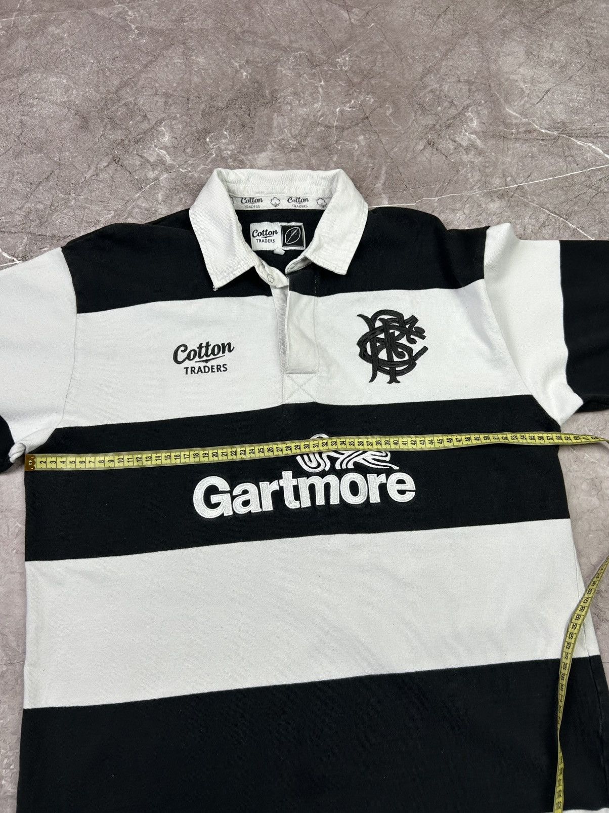 Cotton Traders × Vintage Vintage Cotton Traders Gartmore Shorts Sleeve Polo Rugby Size US L / EU 52-54 / 3 - 7 Thumbnail