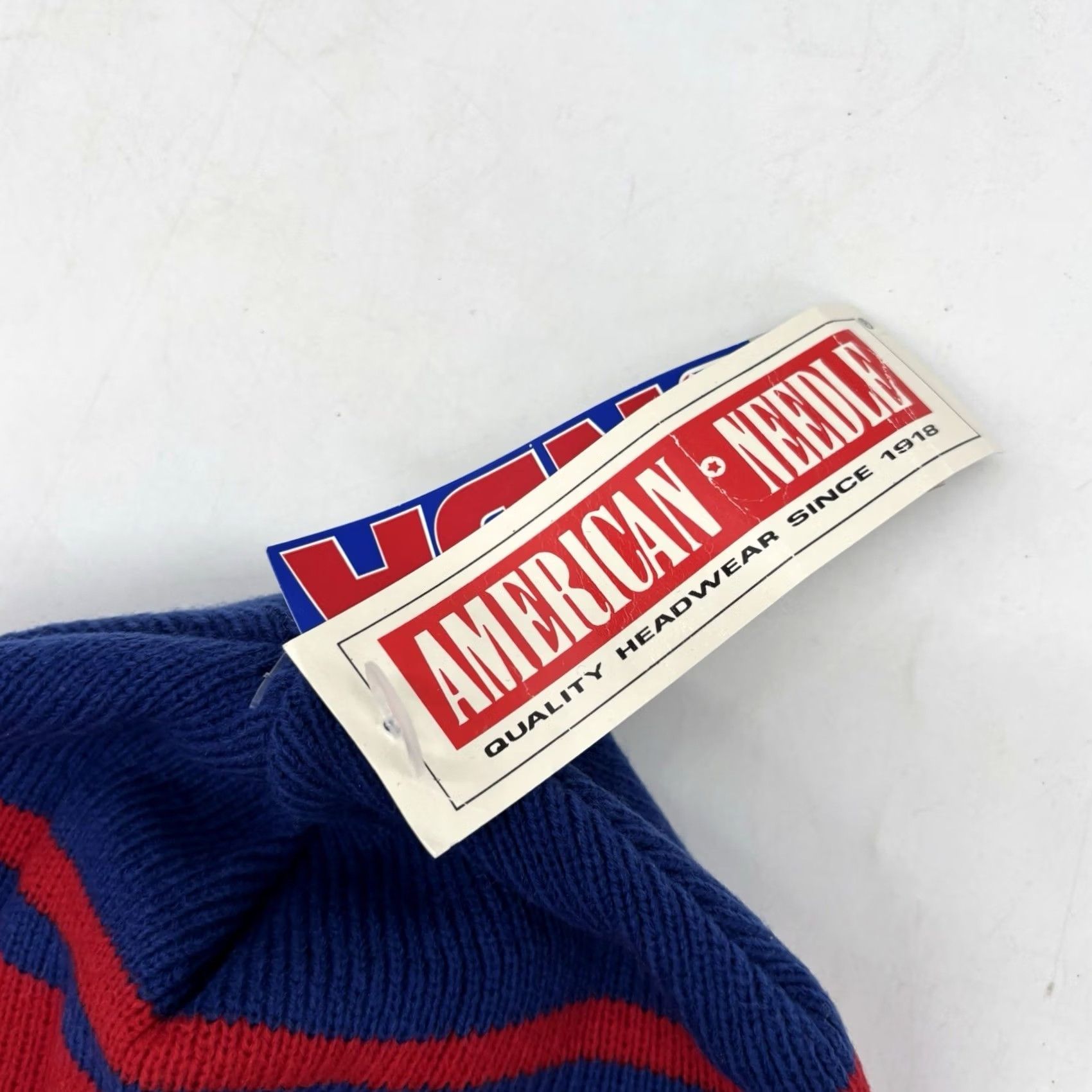 American Needle PHILADELPHIA 76ERS BEANIE AUTHENTIC CUFFED AMERICAN NEEDLE OSFA NEW Blue Striped Beanie Mens One Size Winter Spring Summer Fall Size ONE SIZE - 5 Thumbnail