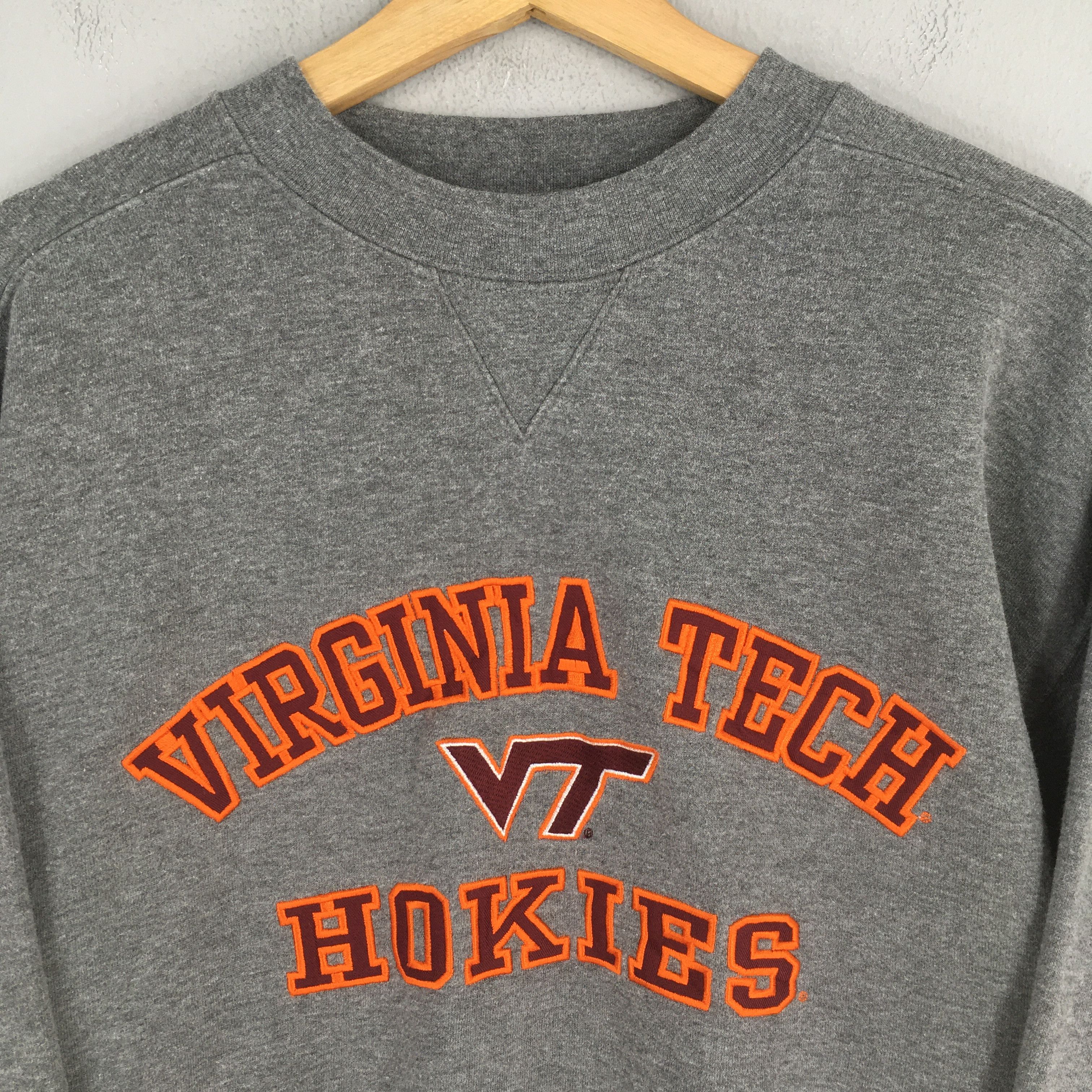 NCAA × Vintage Vintage Virginia Tech Hokies NCAA Sweatshirt Medium Size US M / EU 48-50 / 2 - 2 Thumbnail
