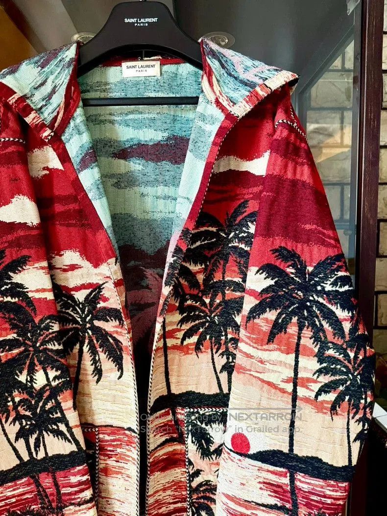 Saint Laurent Paris Saint Laurent 16SS Palm Tree Cape Jacket. Size US L / EU 52-54 / 3 - 2 Thumbnail