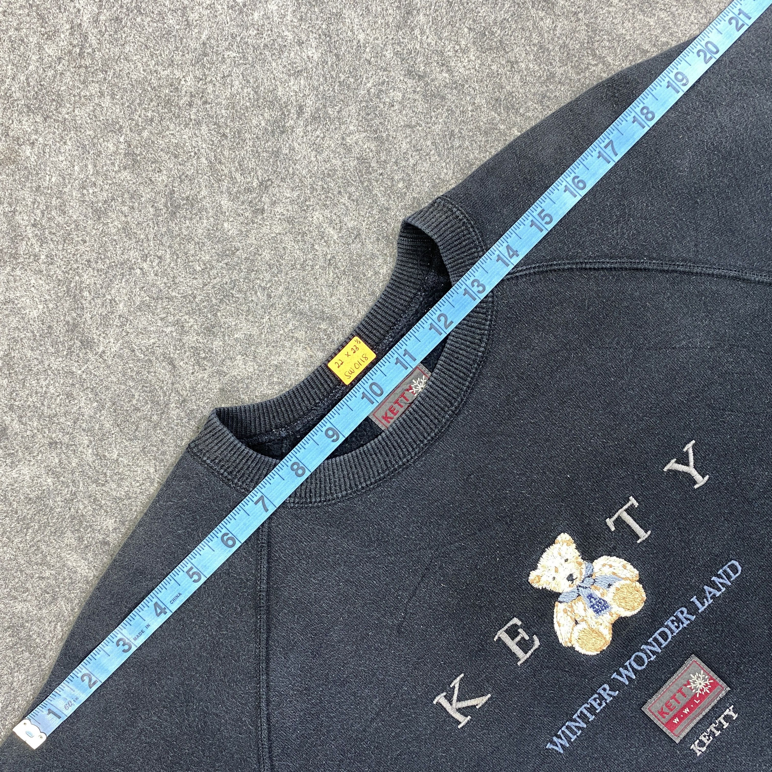 Japanese Brand Vintage Ketty Winter Wonderland Sweatshirt Faded - SW0118 Size US M / EU 48-50 / 2 - 8 Thumbnail