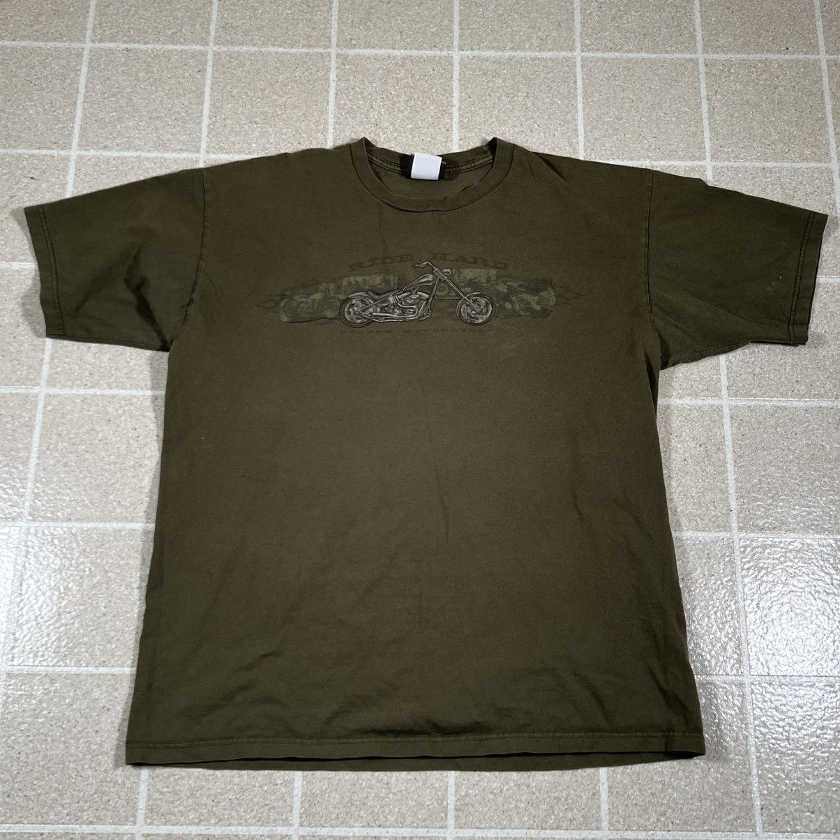 ODM Vintage Y2K ODM Ride Hard Custom Motorcycles Tshirt XL Size US XL / EU 56 / 4 - 1 Thumbnail
