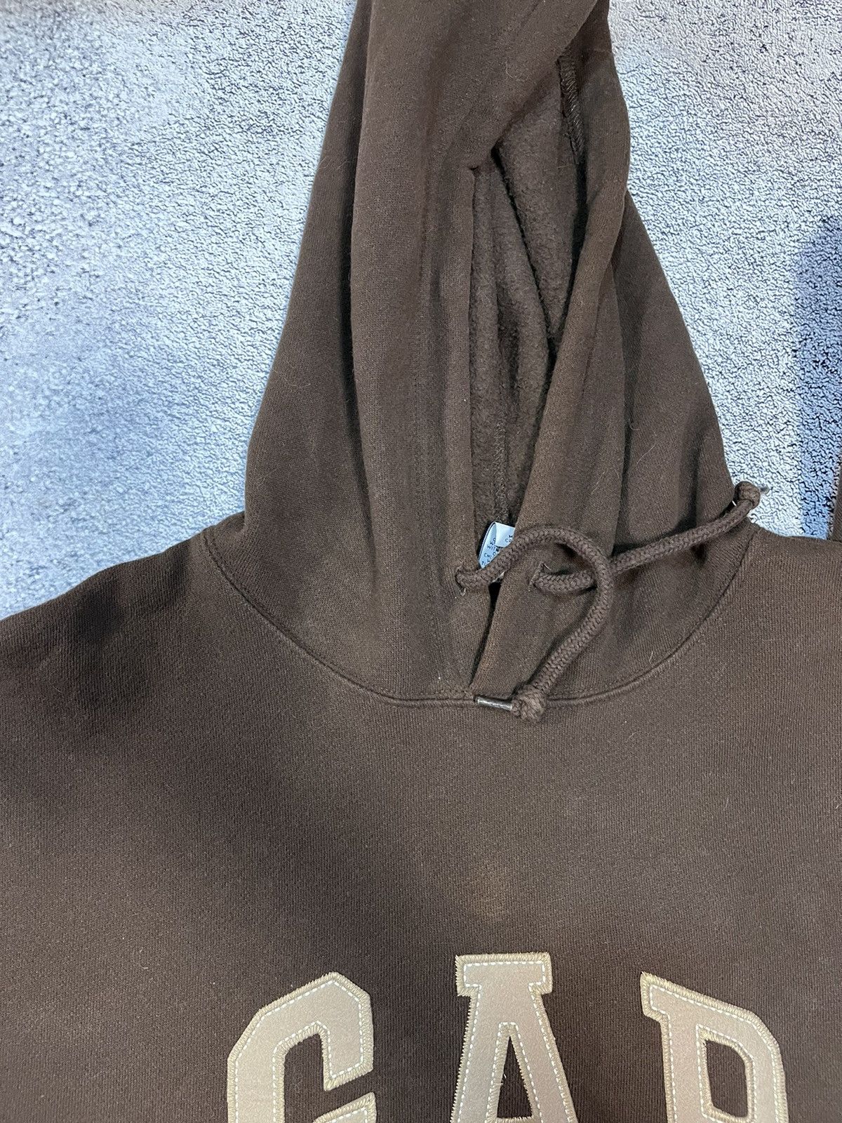 Gap Gap Mens Hoodie Jacket Brown Boogie Logo Baggy Size L Size US L / EU 52-54 / 3 - 12 Thumbnail
