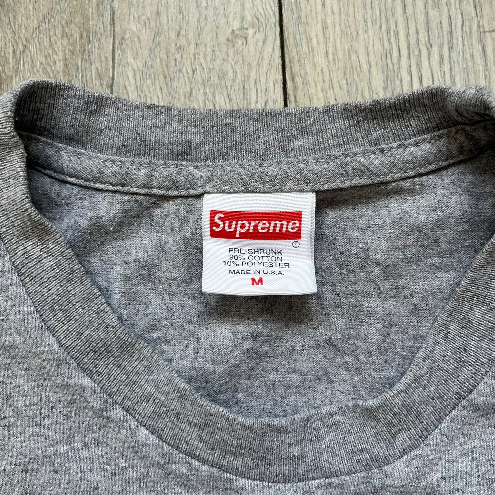 Supreme Supreme FW17 Scarface Split Grey Tee Size US M / EU 48-50 / 2 - 6 Thumbnail