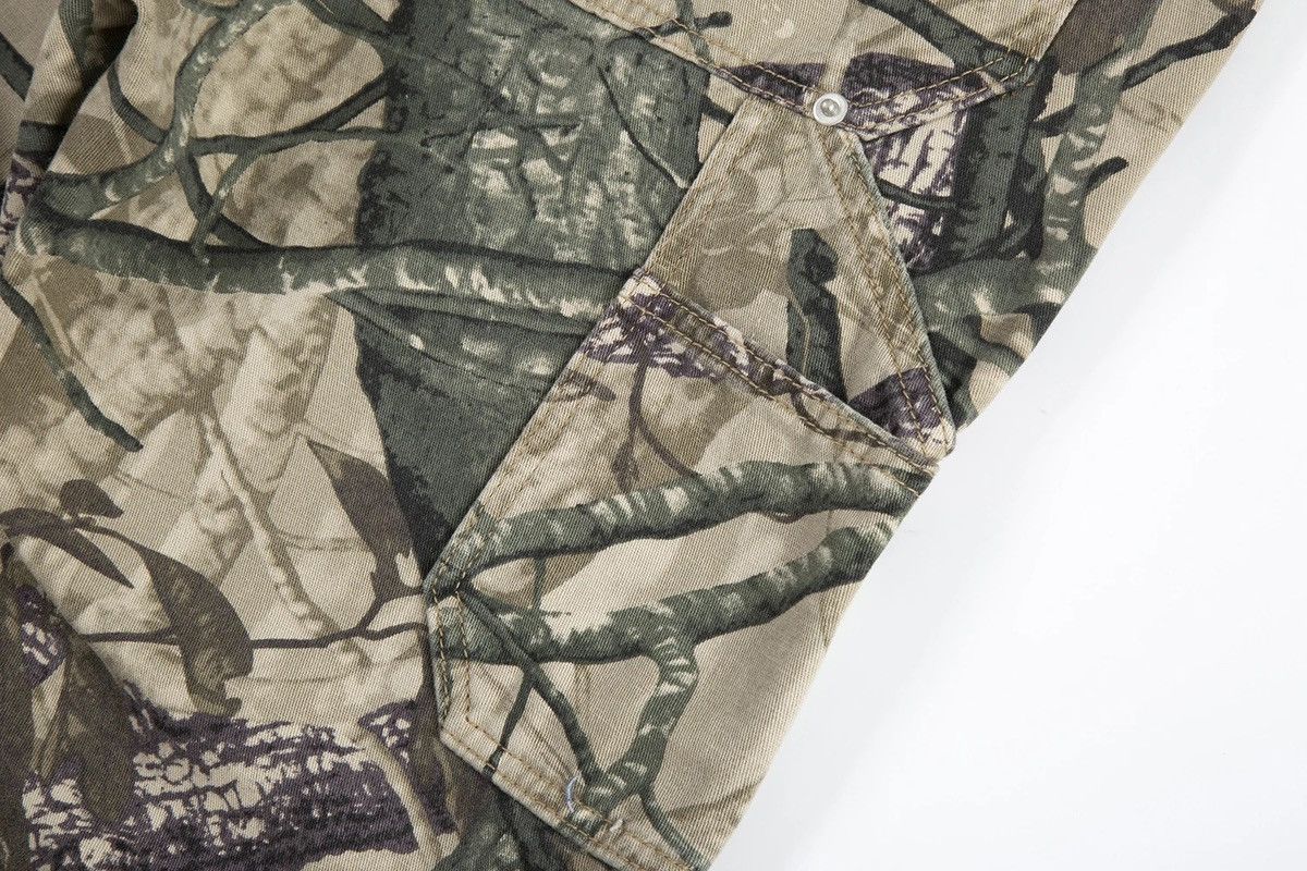 Vintage Leaf Camouflage Logging Pants Size US 30 / EU 46 - 8 Thumbnail
