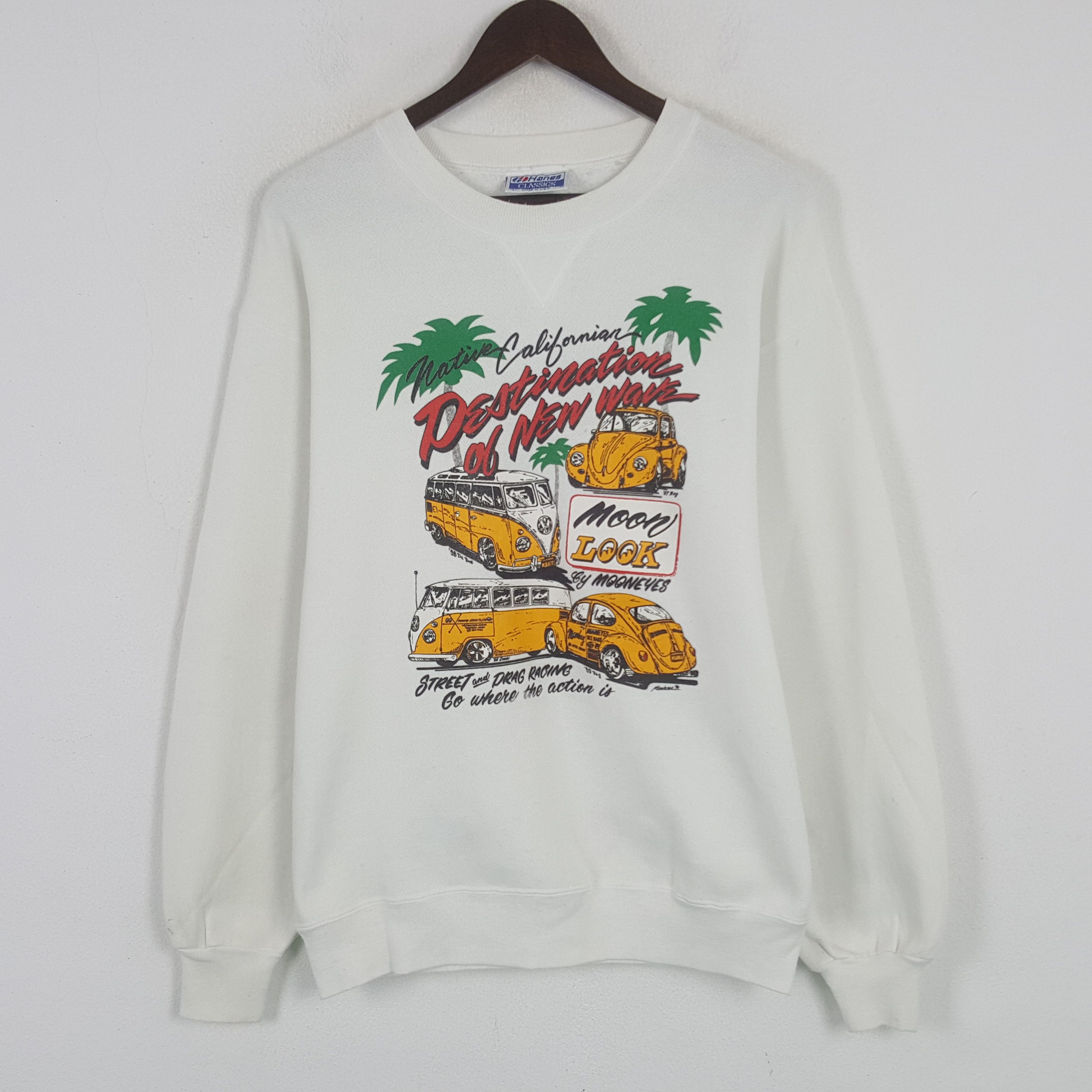 Hanes × Vintage Vintage Destination Of New Wave Sweatshirt Size US S / EU 44-46 / 1 - 1 Thumbnail