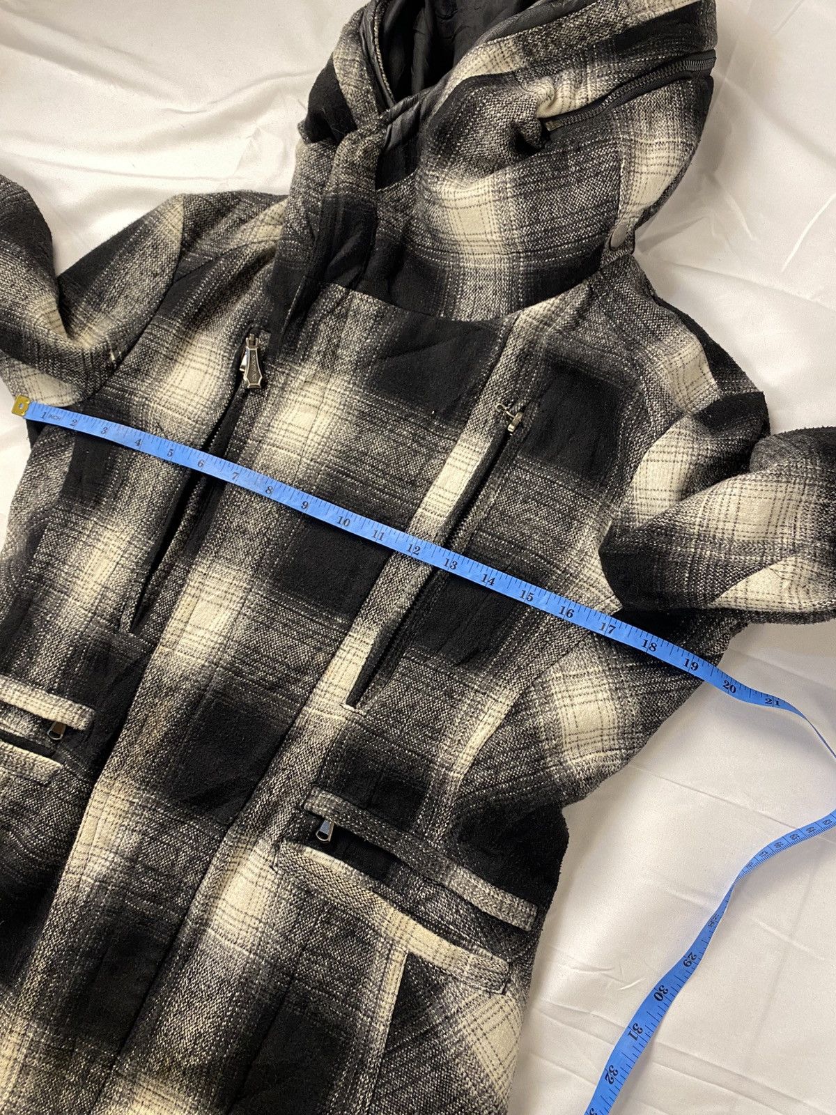 JACKROSE Jackrose Asymmetrical Bono Wool Jacket Checkered Multipocket Size US M / EU 48-50 / 2 - 22 Thumbnail