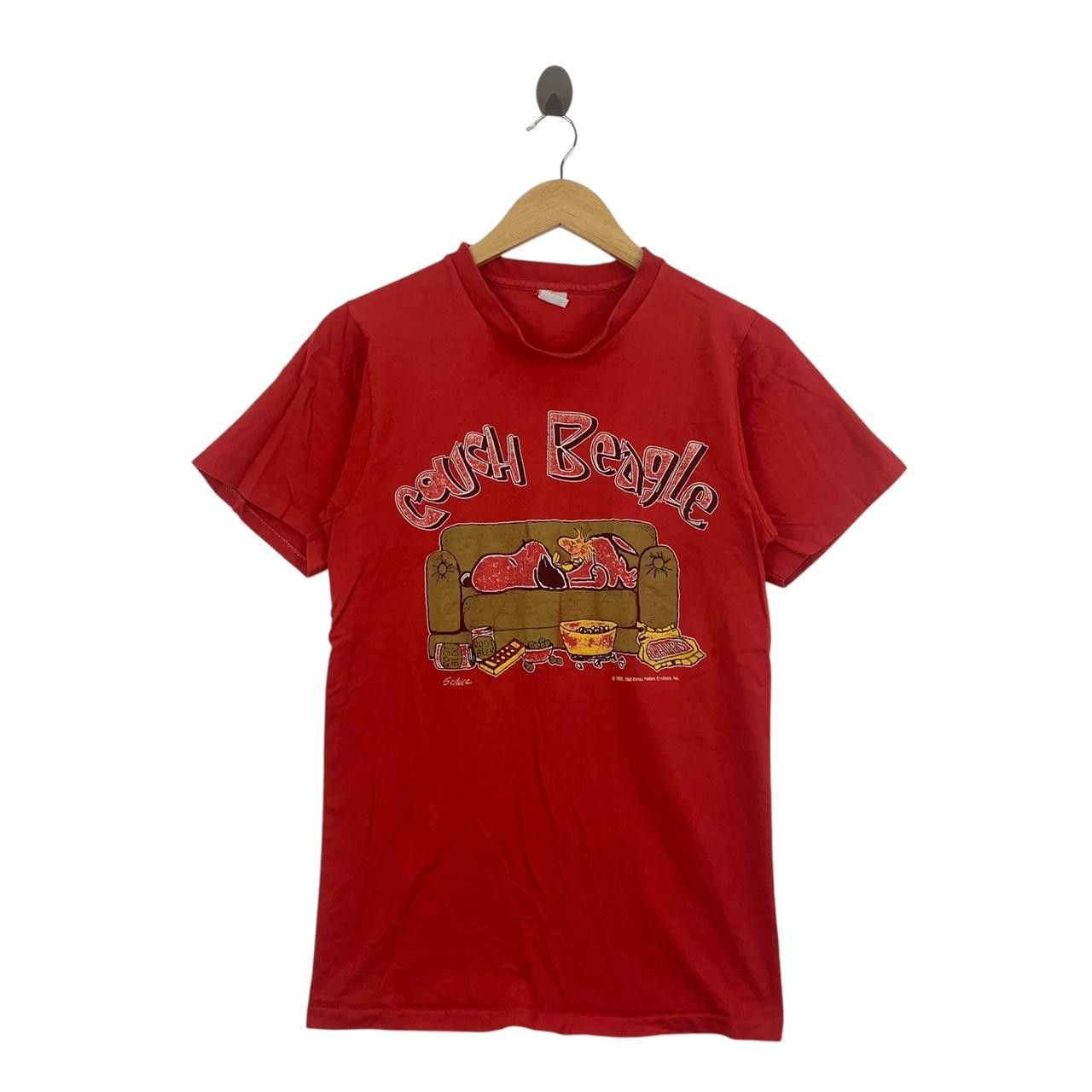 Peanuts Vintage 70’ PEANUTS SNOOPY Couch Beagle Cartoon Tee Size US XS / EU 42 / 0 - 1 Thumbnail