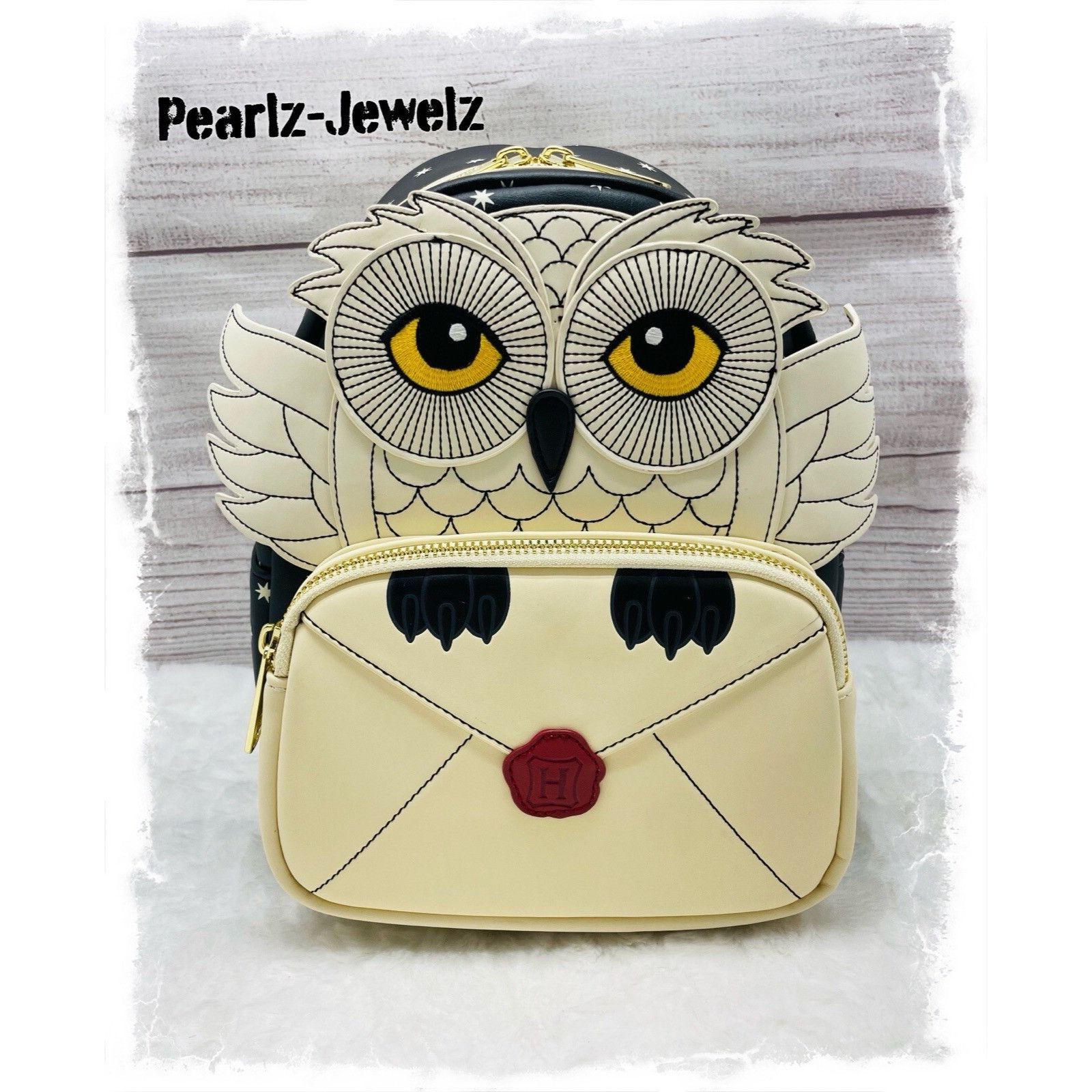 Disney Loungefly Harry Potter Hedwig Owl Letter Envelope Figural Co Size ONE SIZE - 1 Thumbnail