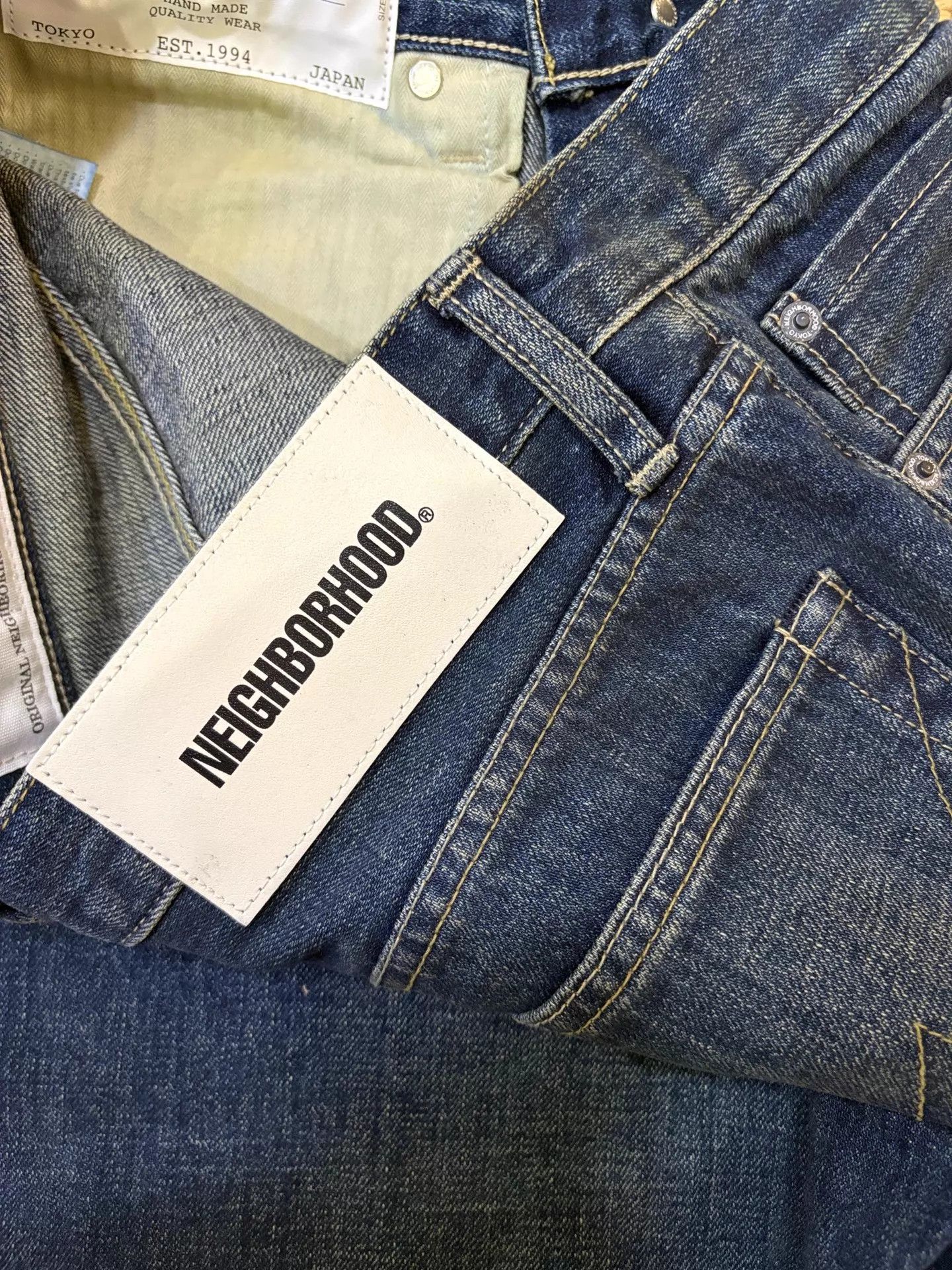 Neighborhood NEIGHBORHOOD DP-BASIC WASHED DENIM JEANS S Worn Once Size US 29 - 7 Thumbnail