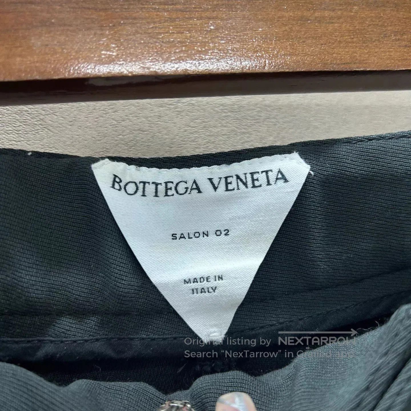 Bottega Veneta Black Zip-Detail High-Waist Casual Pants Size 32. Size US 32 / EU 48 - 3 Thumbnail