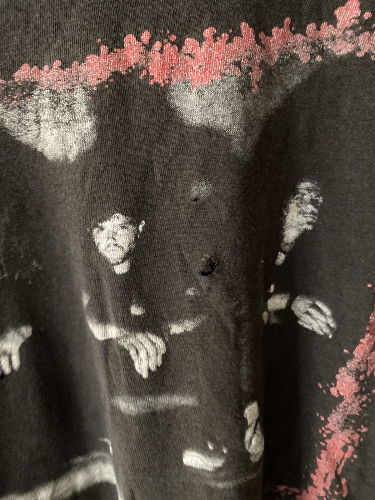 Band Tees × Vintage Vintage Faded Paper Thin Metallica Tour Tee Size US L / EU 52-54 / 3 - 8 Thumbnail