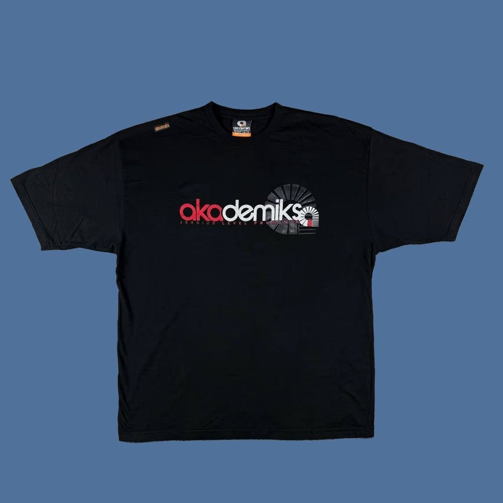 Akademiks VINTAGE Akademiks Shirt XXL Black Hip Hop Graphic Front Back Logo Tee Men Mens 2XL Summer Spring Fall Graphic Print Size US XXL / EU 58 / 5 - 1 Thumbnail