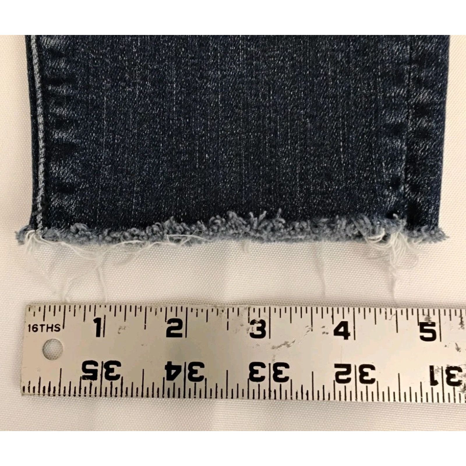 MOTHER Mother High Waist Looker Jean Women's 27" Dark Distressed Size 27" / US 4 / IT 40 - 19 Thumbnail