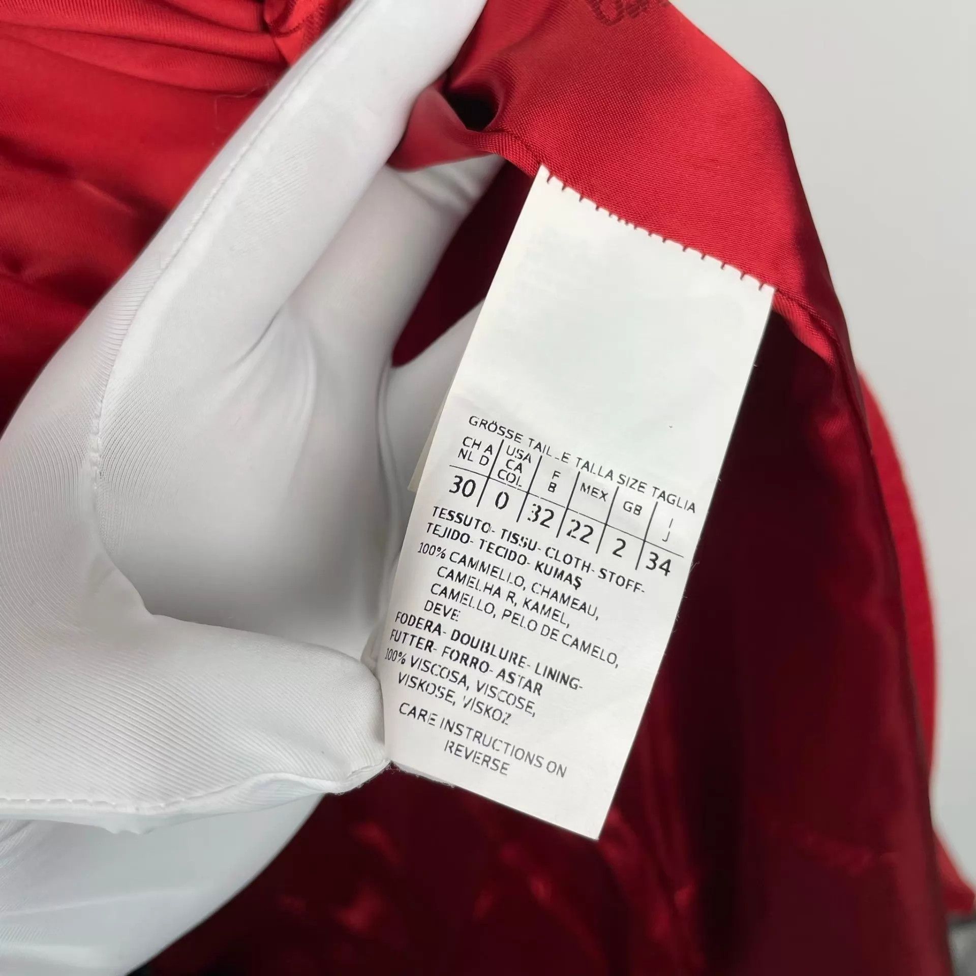 Max Mara MaxMara Manuela Red Camel Hair Overcoat Size XS / US 0-2 / IT 36-38 - 4 Thumbnail