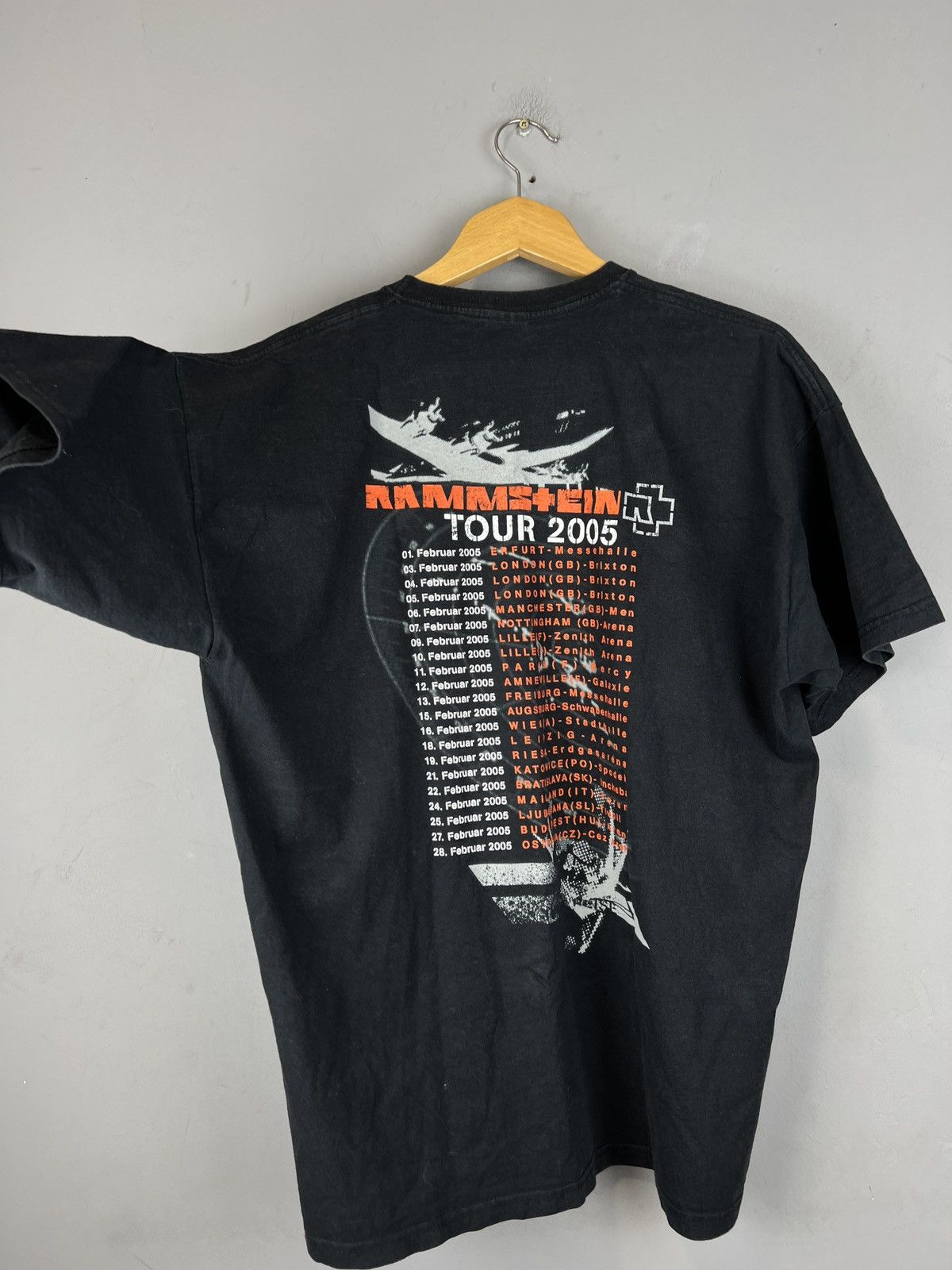 Band Tees × Vintage Vintage 2005 Rammstein Tour Tee Office style y2k Size US XL / EU 56 / 4 - 2 Thumbnail