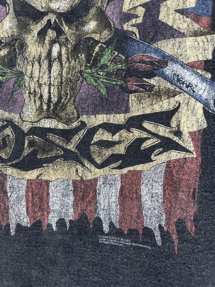 Band Tees × Vintage Vintage 2008 Guns And Roses tee Band Rock Metal streetwear Size US S / EU 44-46 / 1 - 7 Thumbnail