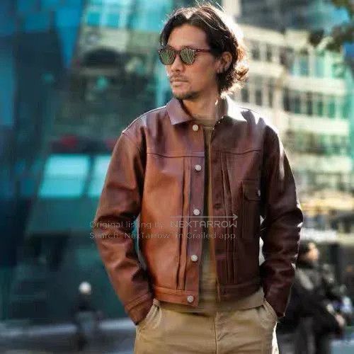 The Real McCoy's The Real McCoys Horseskin Leather Jacket MJ23013 Size US XL / EU 56 / 4 - 1 Thumbnail