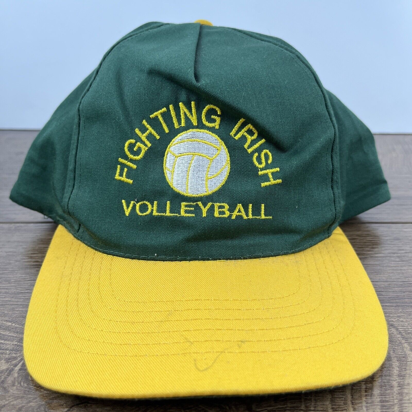 Other Notre Dame Fighting Irish Hat Volleyball Green Hat Snapback Size ONE SIZE - 3 Thumbnail
