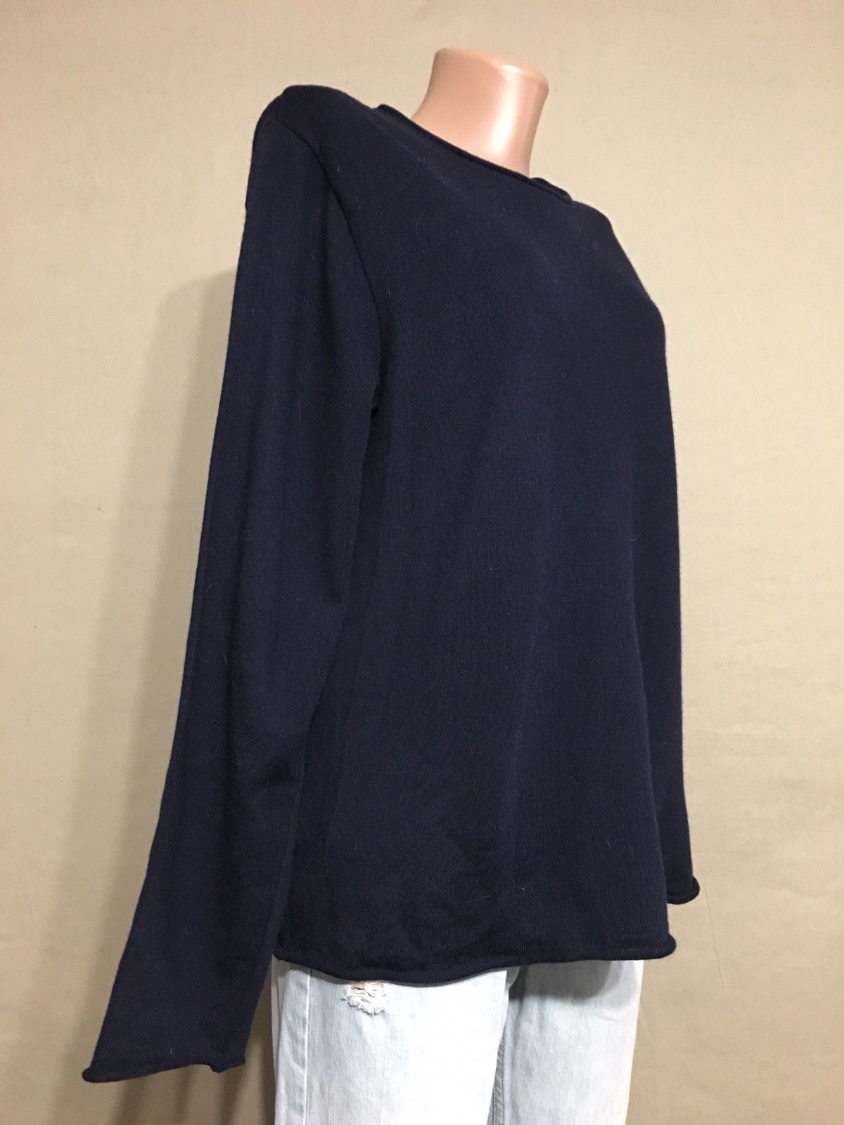Other OMEN Pure Wool Navy Blue Sweater Jumper Size M Size M / US 6-8 / IT 42-44 - 3 Thumbnail