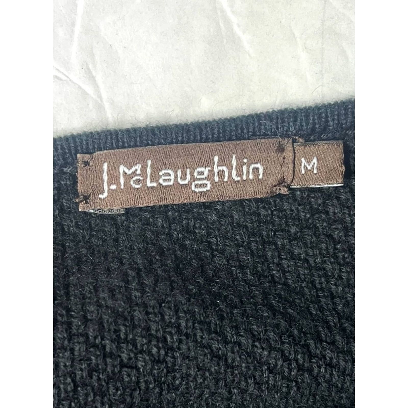 J.McLaughlin J McLaughlin Sweater Long Sleeve Sweatshirt Black Casual Top Women's M Size M / US 6-8 / IT 42-44 - 7 Thumbnail