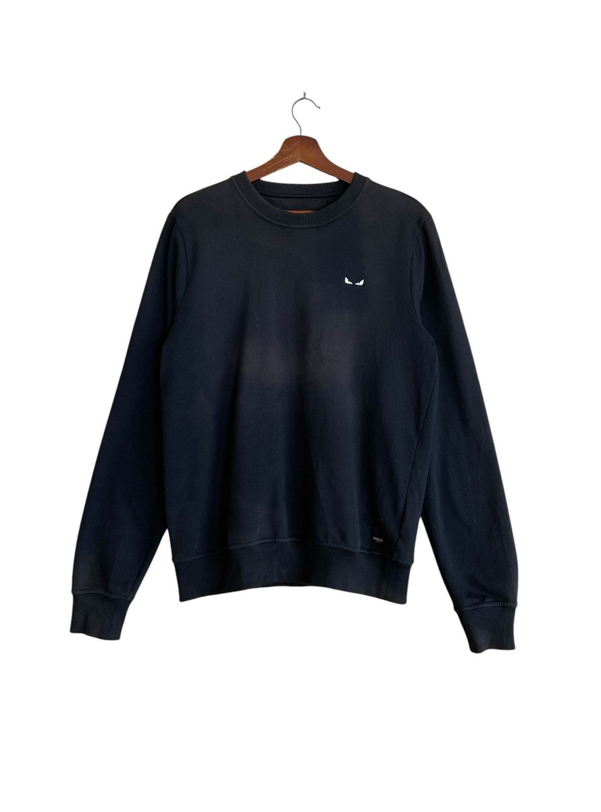 Fendi Very Rare Design Fendi Monster Eye Embroidered Sweatshirt Size US XL / EU 56 / 4 - 1 Thumbnail