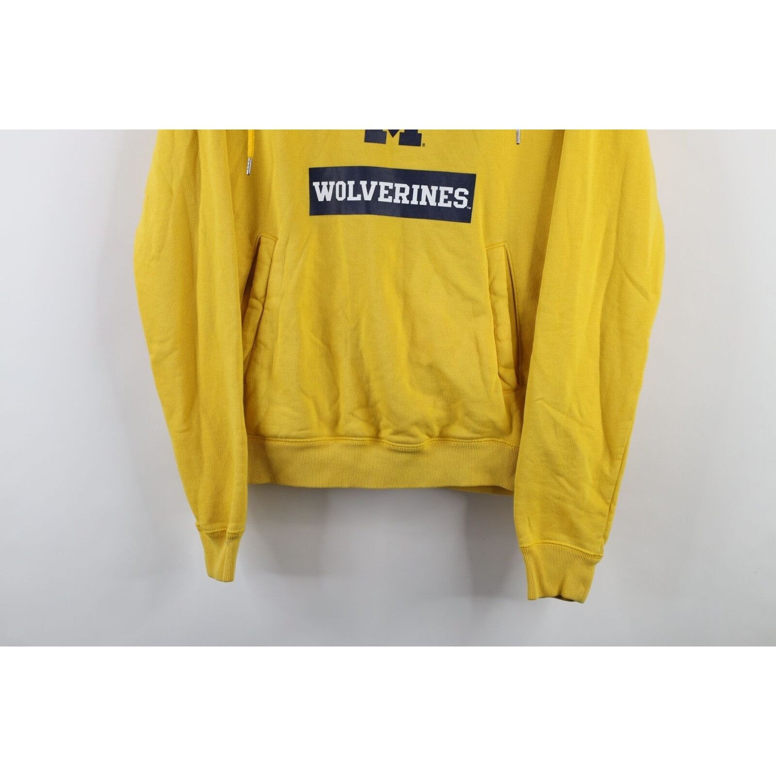 Nike Nike Distressed Spell Out University of Michigan Hoodie Size M / US 6-8 / IT 42-44 - 3 Thumbnail