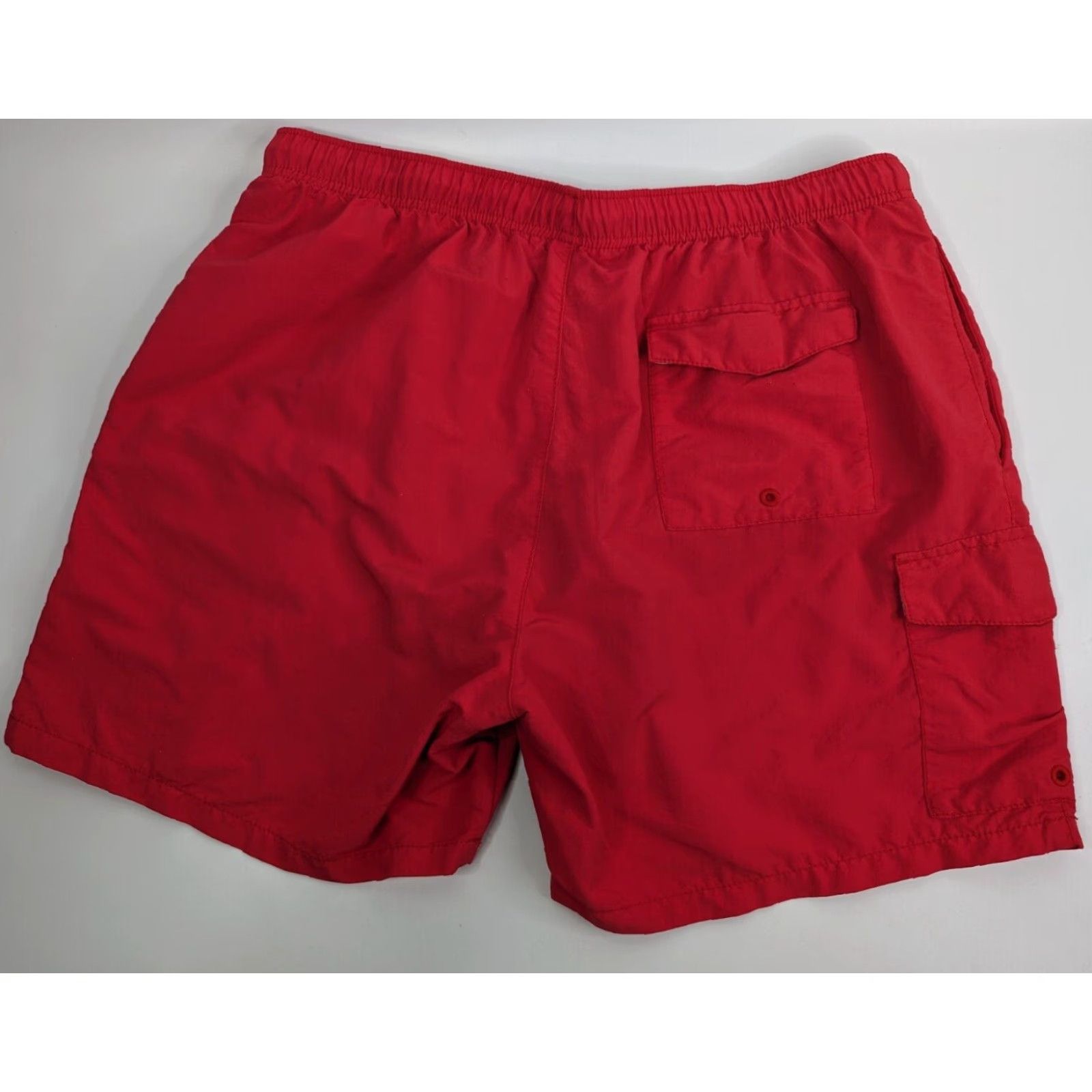 Tommy Bahama Tommy Bahama Relax Swim Liner Trunks Short Men's XL Red Cargo Drawstring Size US 36 / EU 52 - 3 Thumbnail
