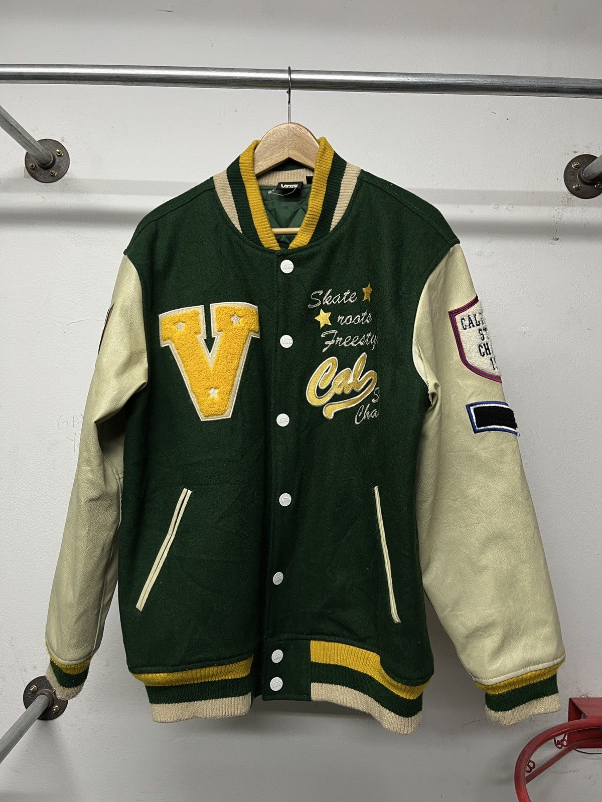 Vans Vintage 90's Vans California Skate Roots Varsity Jacket Size US M / EU 48-50 / 2 - 2 Thumbnail