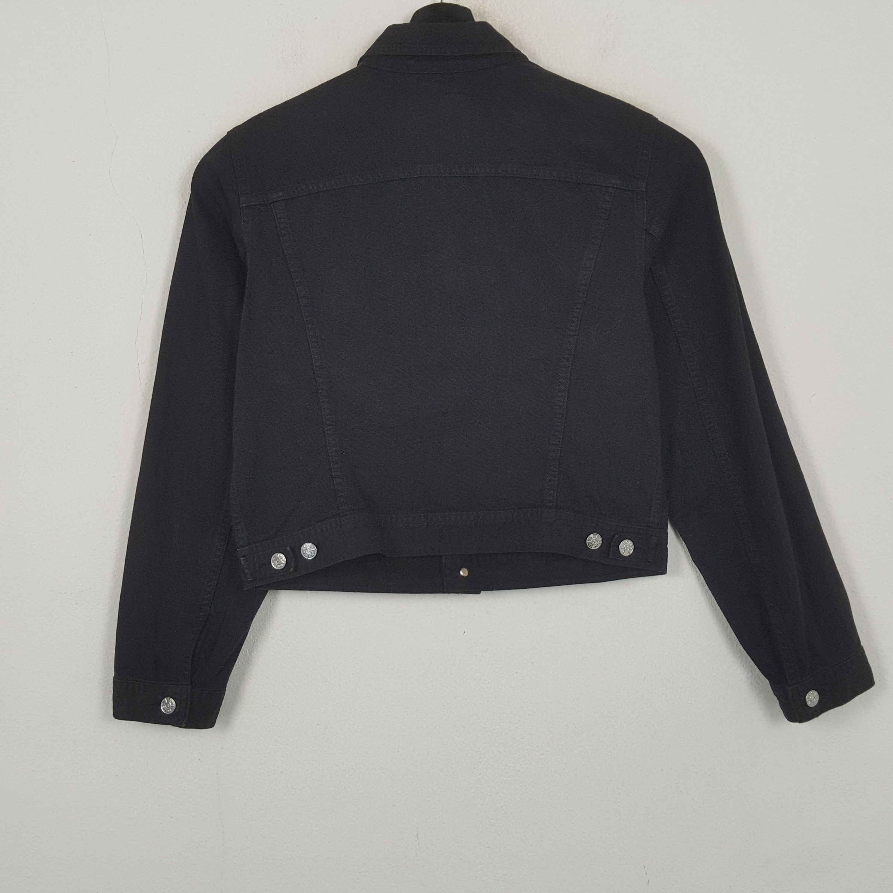 agnes b. Agnes B Designer Style Denim Jacket RR6 Size S / US 4 / IT 40 - 3 Thumbnail