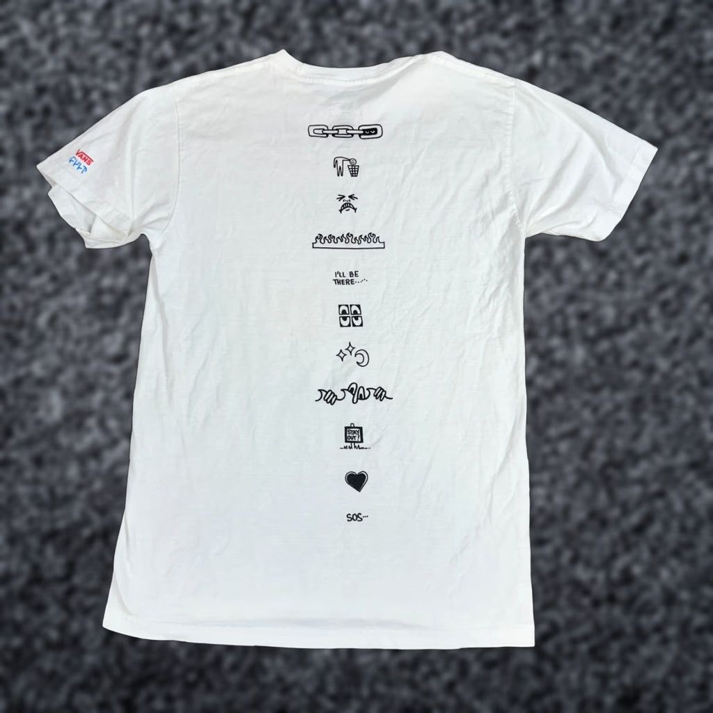Vans VANS Shirt Mens Small White CULT Send Rescue Skater Short Sleeve Shirt Mens Small White Size US S / EU 44-46 / 1 - 1 Thumbnail