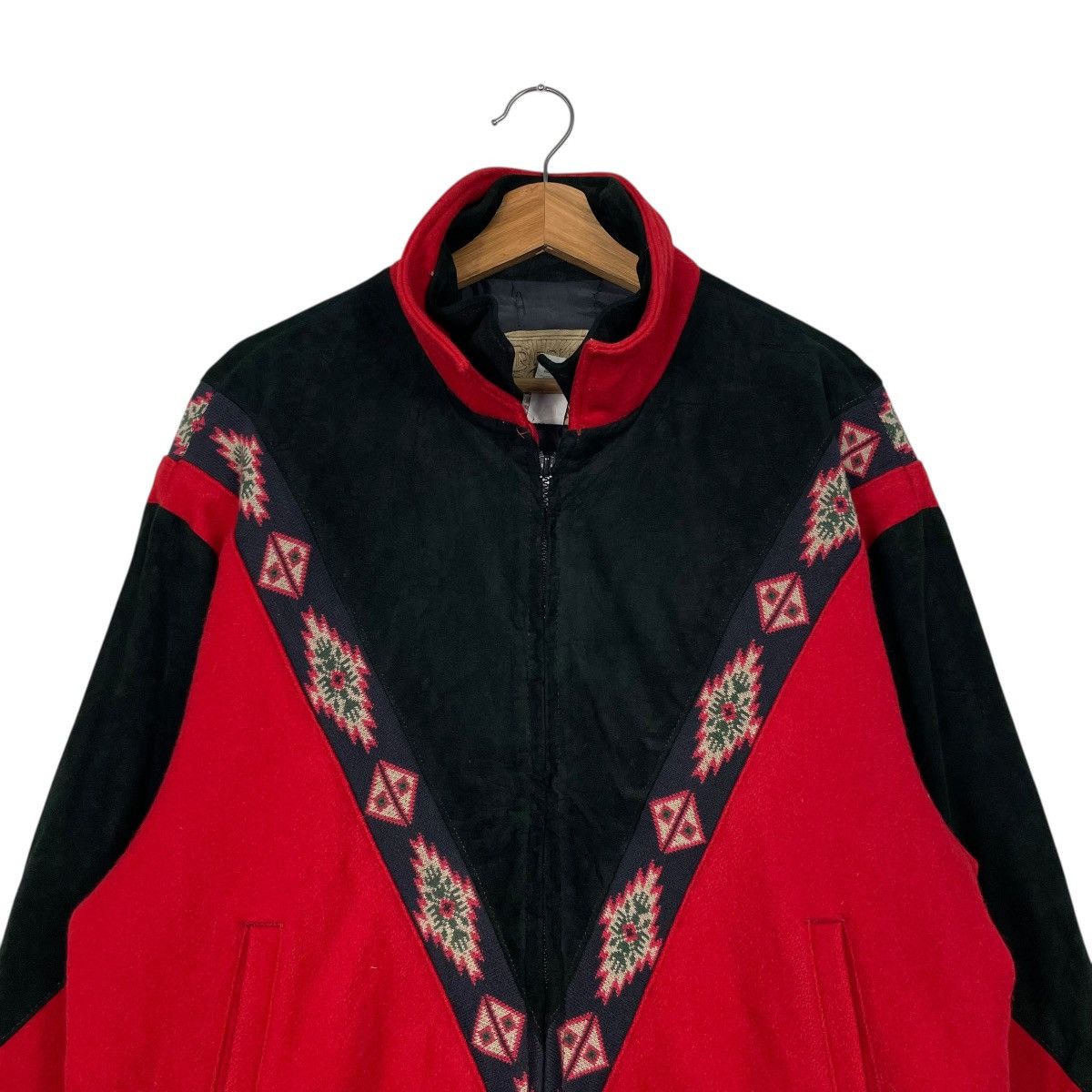 Vintage Vintage 80s Cripple Creek By Circle S Wool Suede Jacket Size US M / EU 48-50 / 2 - 2 Thumbnail