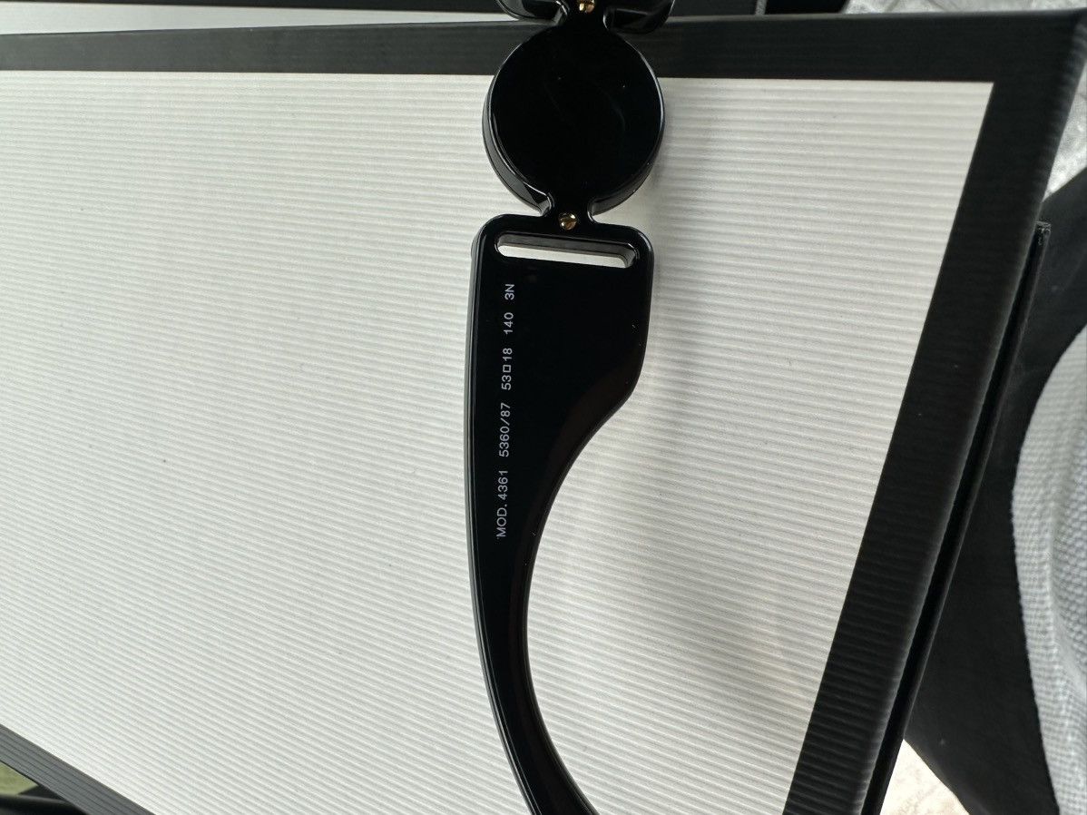 Versace Versace Biggie Sunglasses Black Size ONE SIZE - 9 Thumbnail