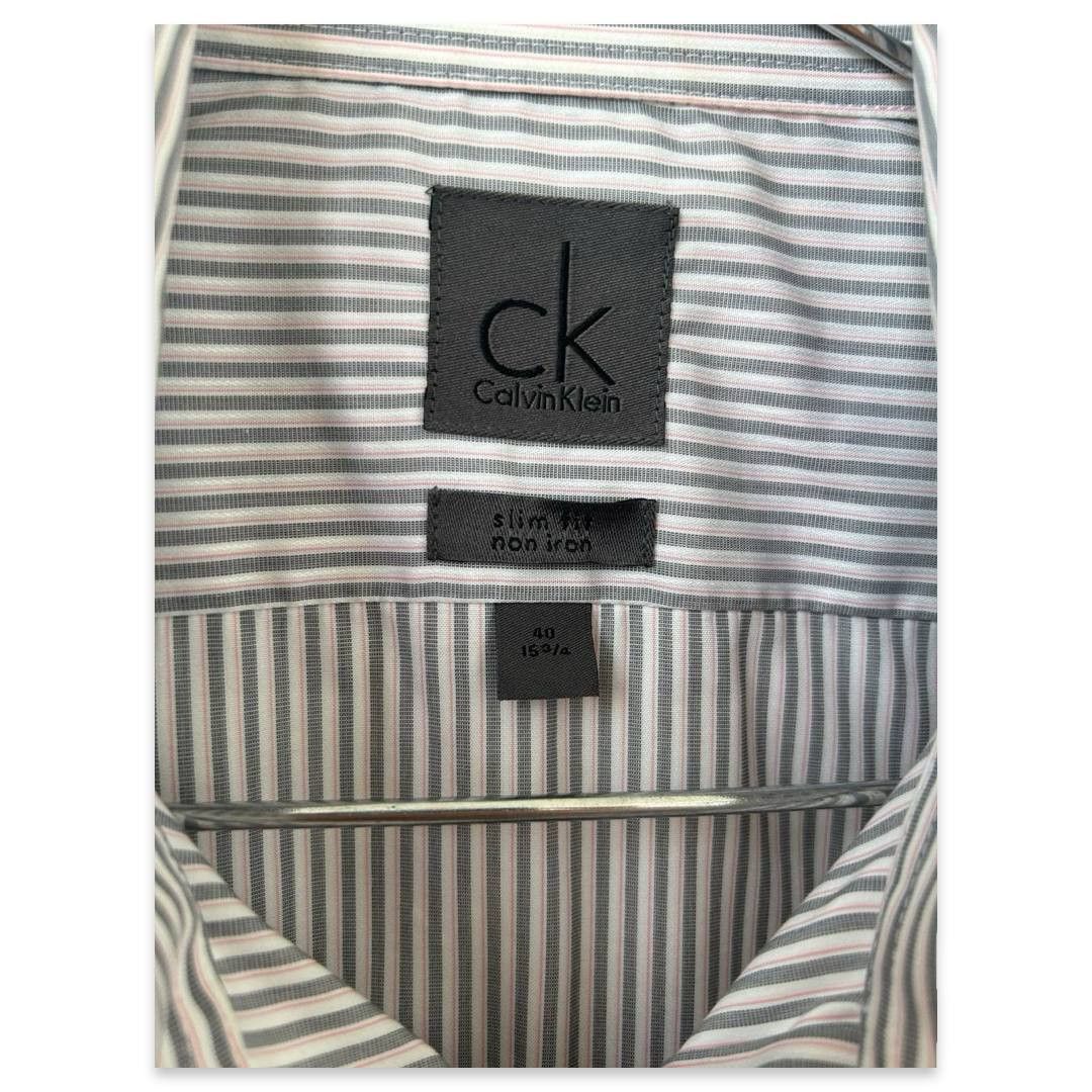 Calvin Klein Calvin Klein non iron shirt #540 Size US M / EU 48-50 / 2 - 2 Thumbnail