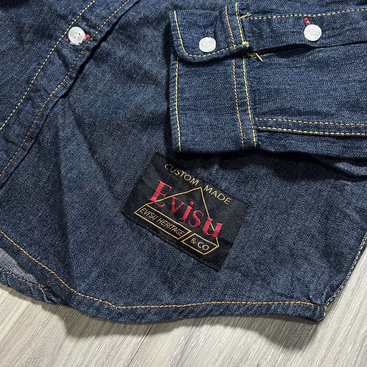 Evisu Evisu Denim Embroidery Logo Longsleeve Size US M / EU 48-50 / 2 - 4 Thumbnail