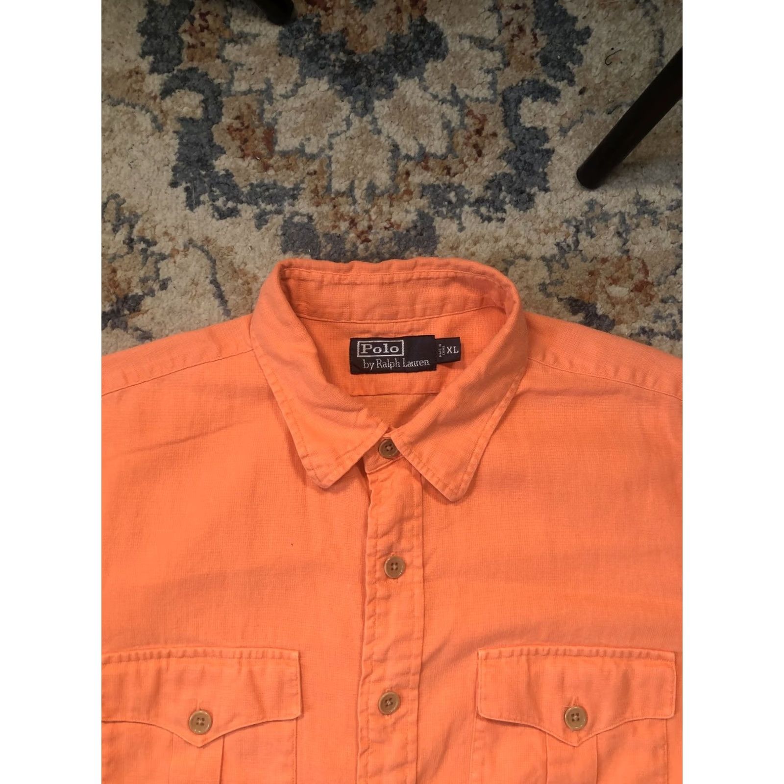 Polo Ralph Lauren Polo Ralph Lauren Shirt Mens XL Short Sleeve Button Up Double Pocket Casual Size US XL / EU 56 / 4 - 2 Thumbnail