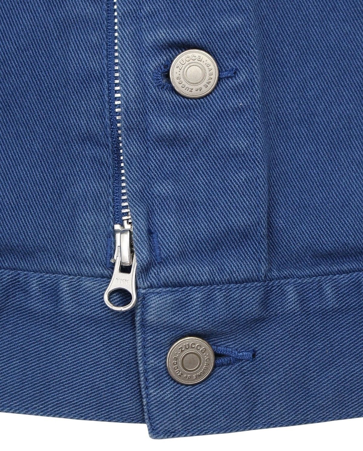 CABANE de ZUCCa SS2010 CABANE de ZUCCa ASYMMETRICAL ZIP DENIM JACKET Size US M / EU 48-50 / 2 - 7 Thumbnail