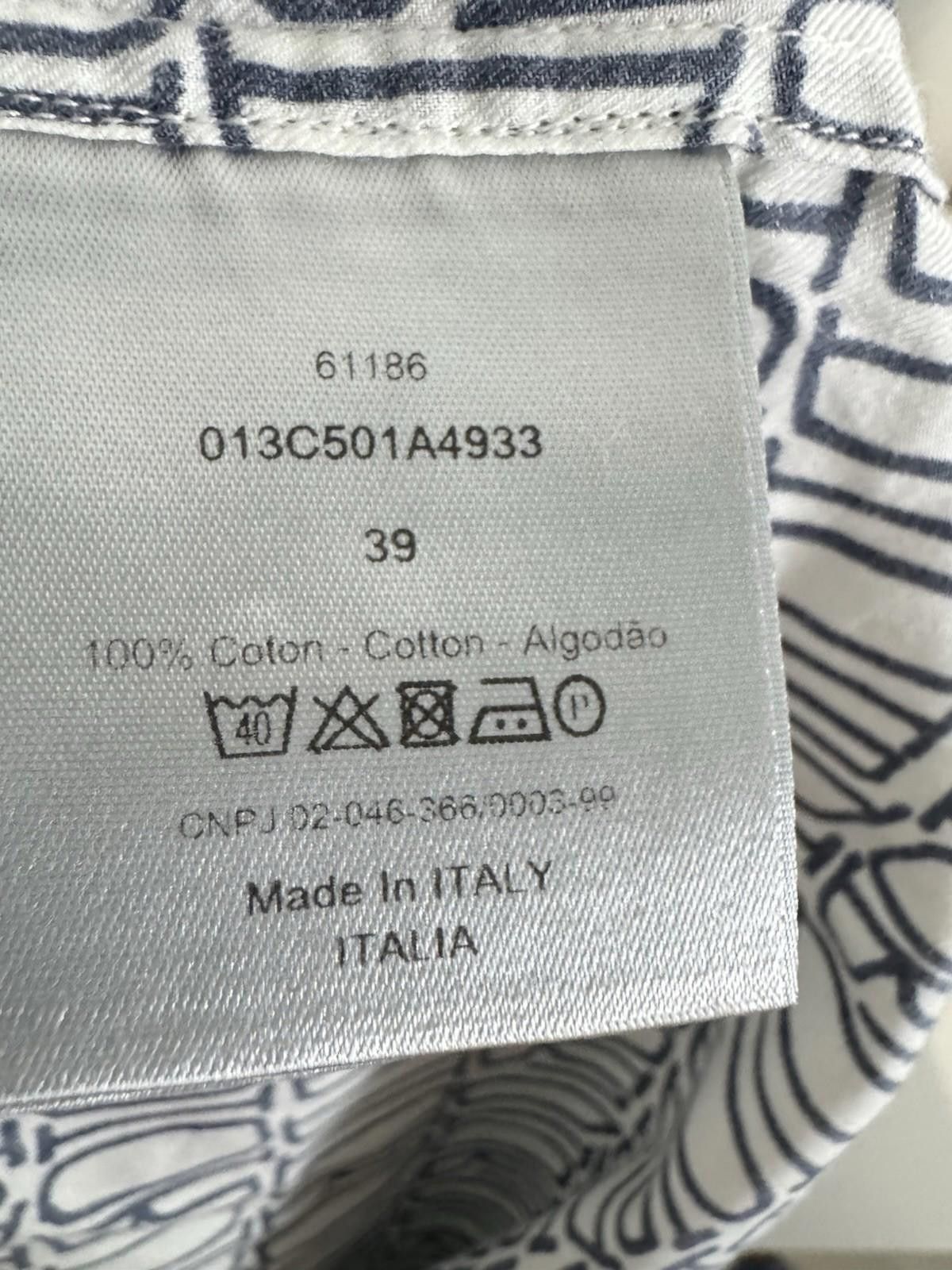 Dior Dior World Logo Print Shirt SZ 39 – Made in Italy Size 38R - 5 Thumbnail