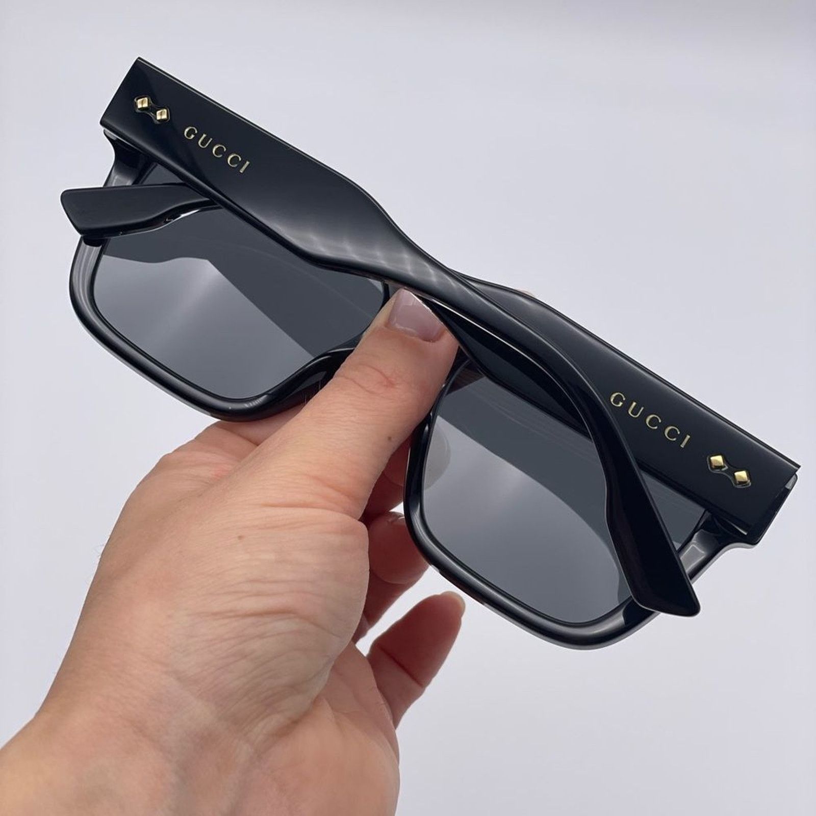 Gucci BRAND NEW GUCCI GG1084S 001 Unisex Black/Grey Sunglasses Size ONE SIZE - 7 Thumbnail