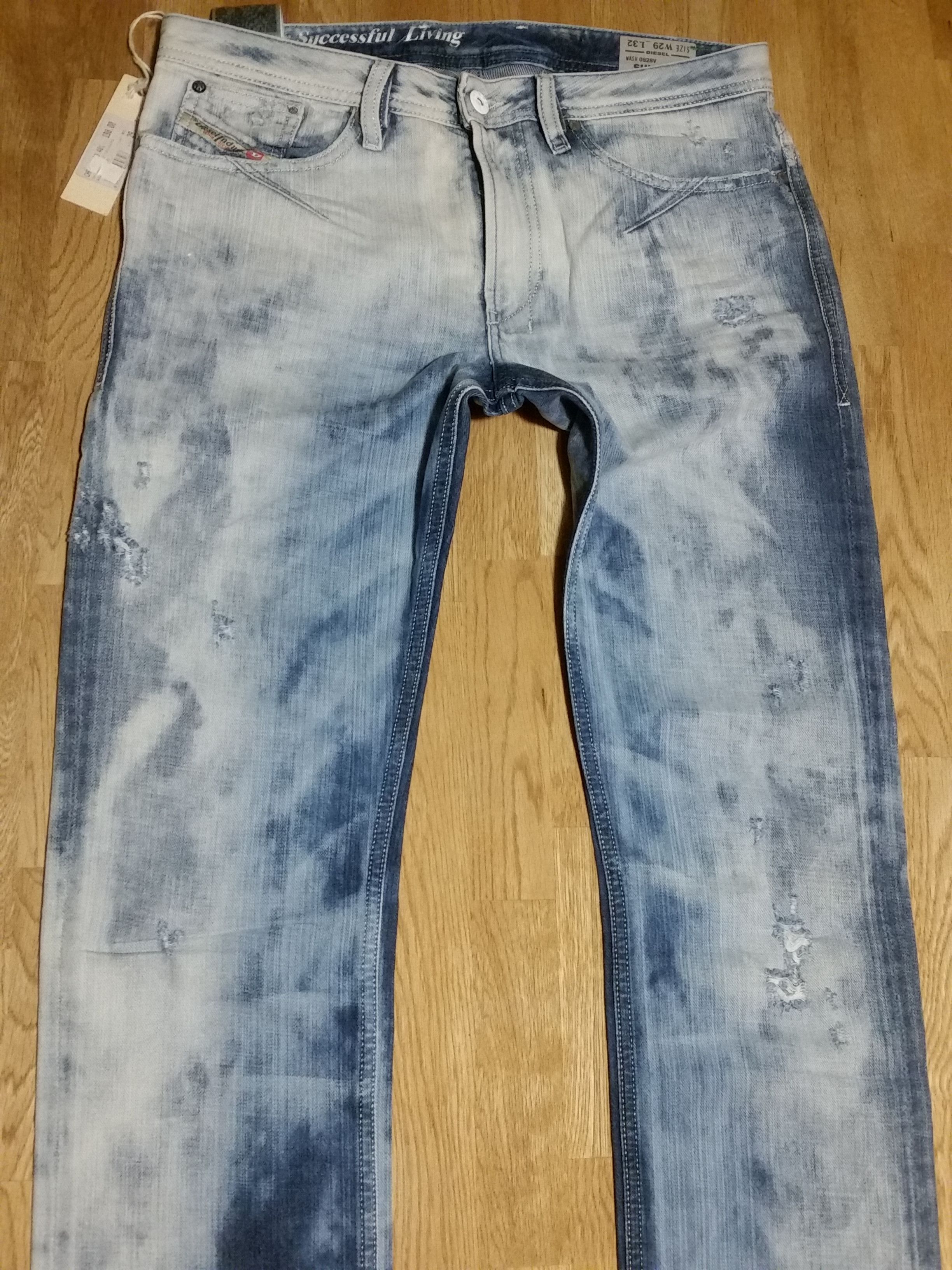 Diesel × Vintage rare DIESEL DNA Mutation SHIONER W30 L32 slim skinny W29 L34 Size US 30 / EU 46 - 2 Thumbnail