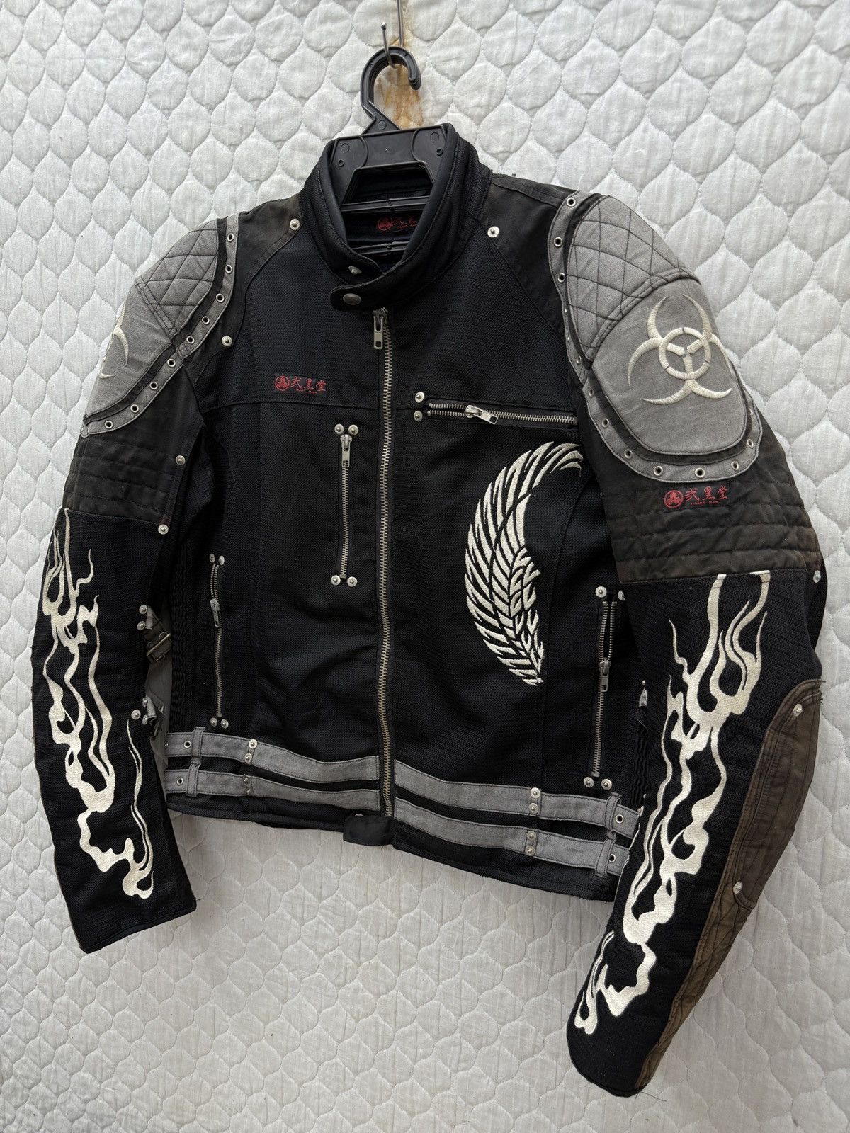 Japanese Brand 💥💥🔥STEALS JAPANESE TRADITION MOTORCYCLE JACKET Size US M / EU 48-50 / 2 - 3 Thumbnail