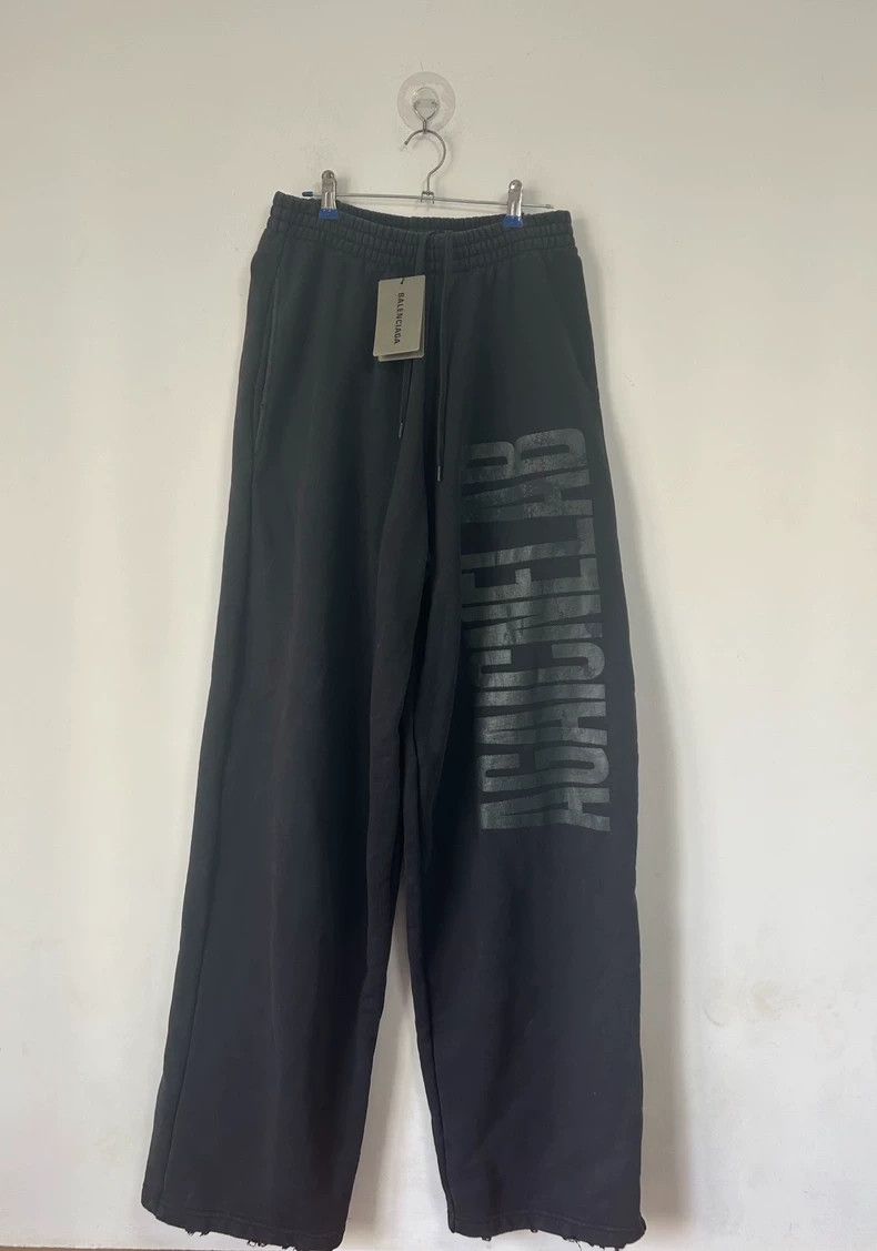 Balenciaga Balenciaga Vintage Print Sports Pants XS Size- DMC Size US 26 / EU 42 - 1 Thumbnail