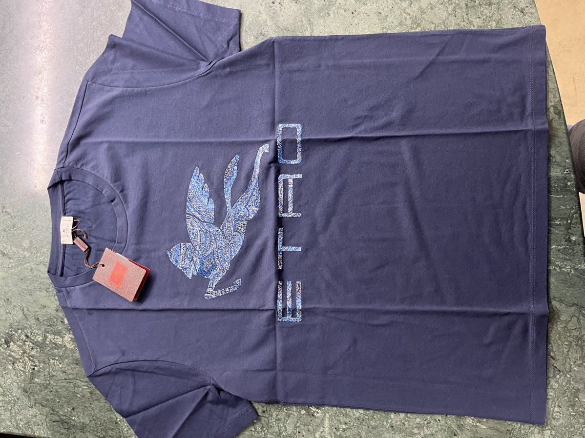 Etro Etro pegusus logo tshirt Size US S / EU 44-46 / 1 - 1 Thumbnail