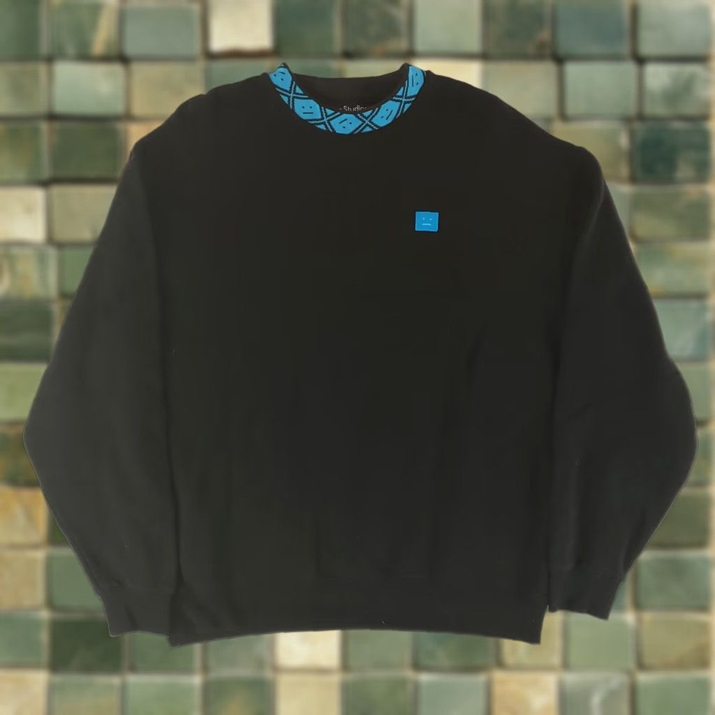 Acne Studios Acne Studios Sweatshirt Crew Neck Black Mens M Size US M / EU 48-50 / 2 - 1 Thumbnail