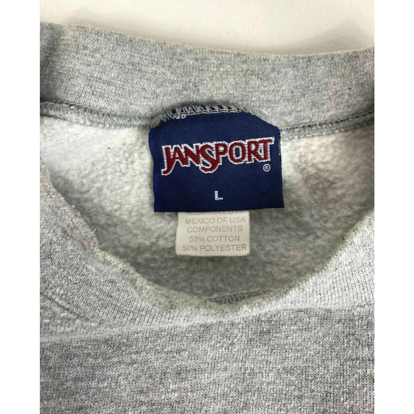 Jansport VINTAGE JanSport University Sweatshirt Crewneck Gray L Men Nike? Size US L / EU 52-54 / 3 - 4 Thumbnail