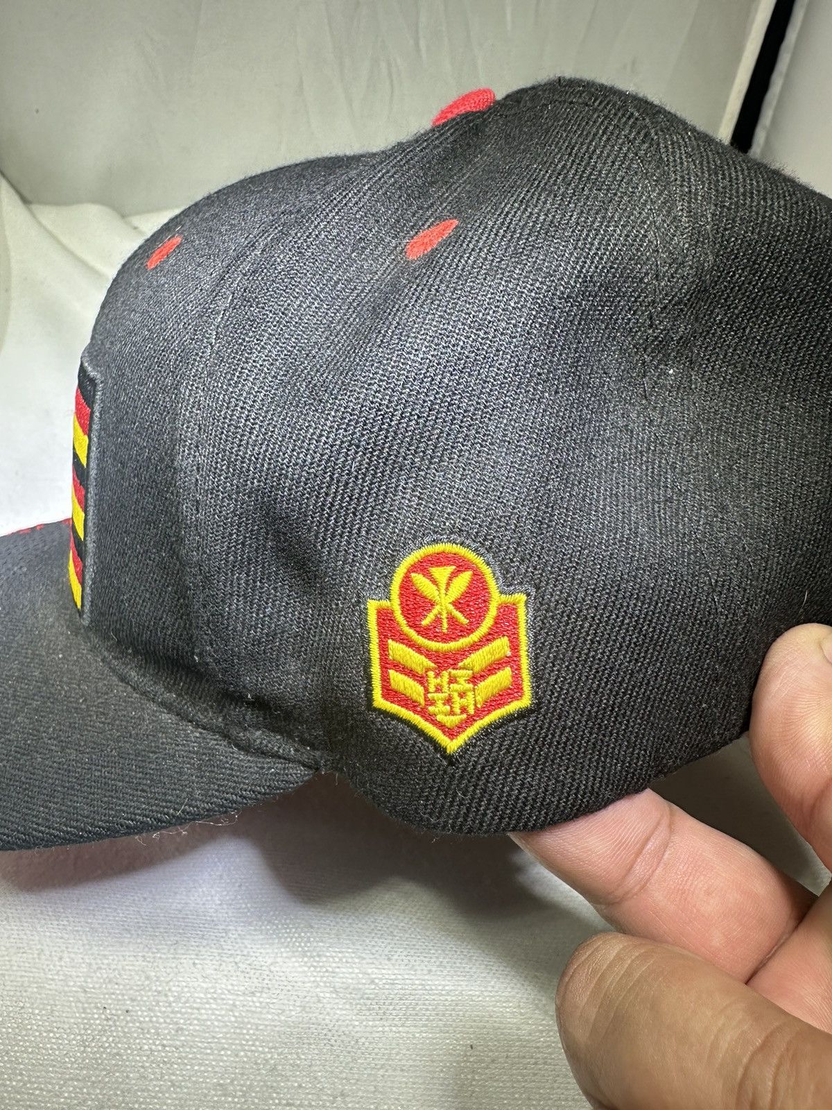 Other PreOwned Hawaii’s Finest Black SnapBack Baseball Hat Size ONE SIZE - 4 Thumbnail