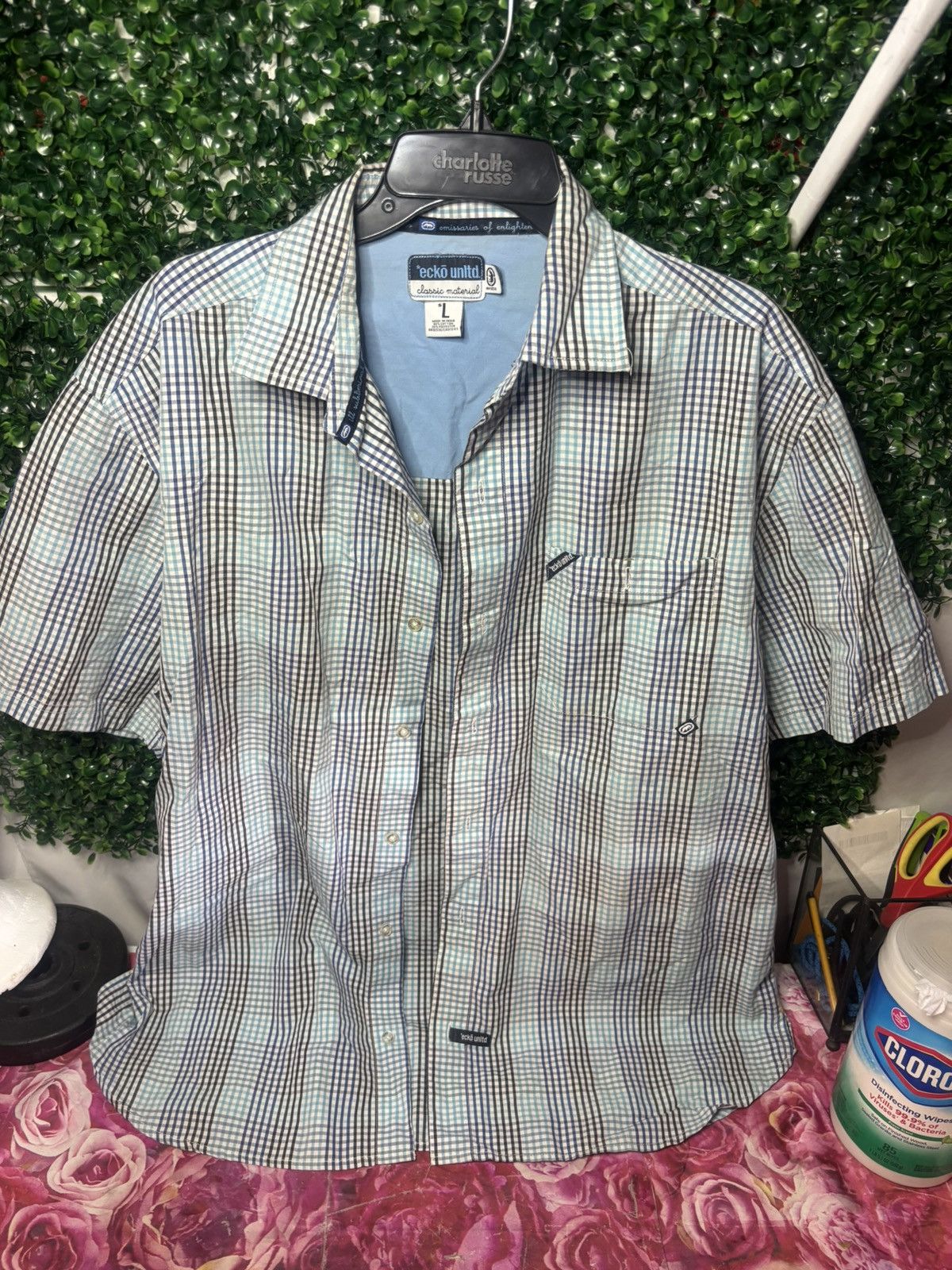 Ecko Unltd. Men’s large Ecko unltd plaid button up Size US L / EU 52-54 / 3 - 2 Thumbnail